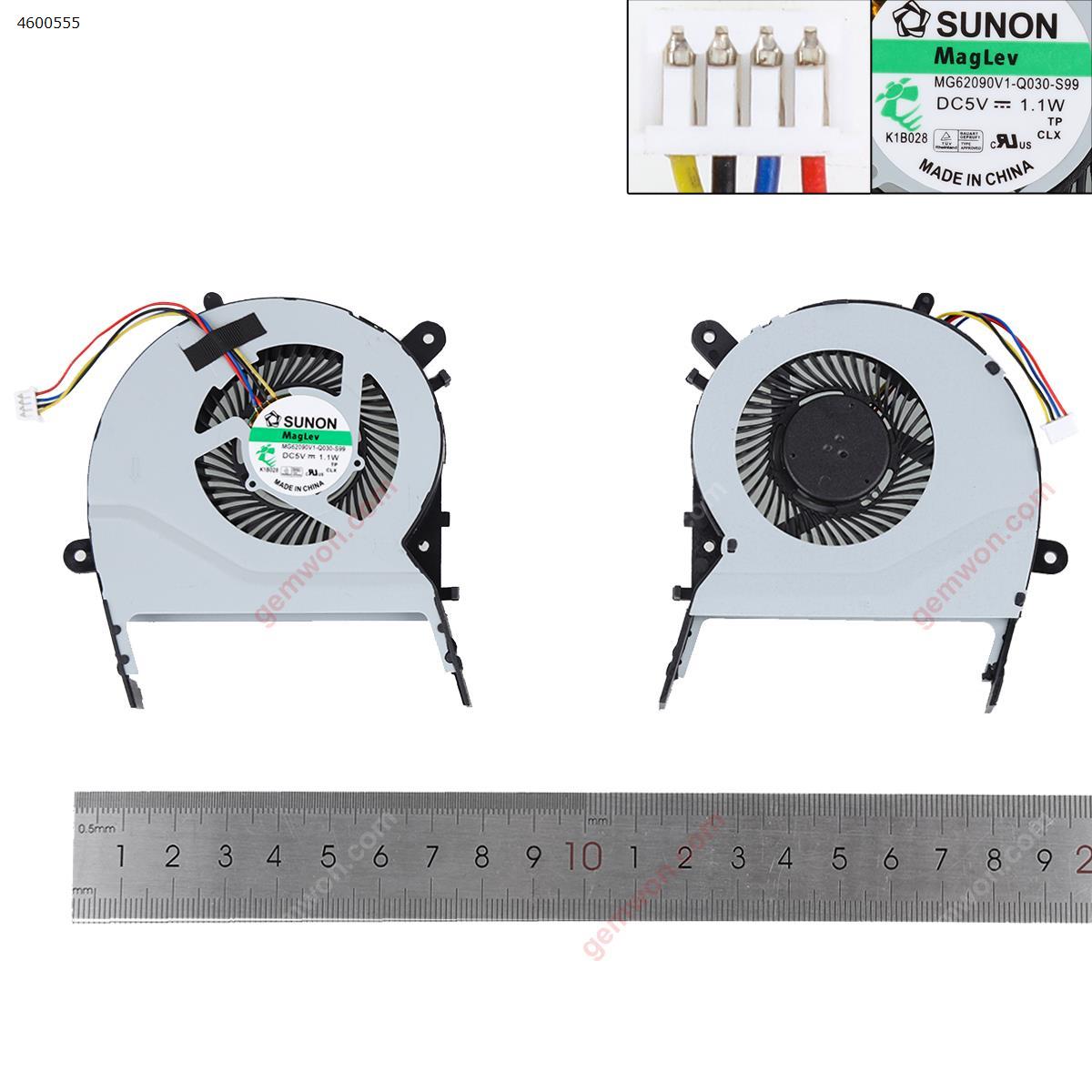 Picture of New Replacement CPU Cooling Fan For ASUS A455 A455L X455LD A555L X455 X455CC K455 X555 K555(OEM) MF60070V1-C370-S9A Layout