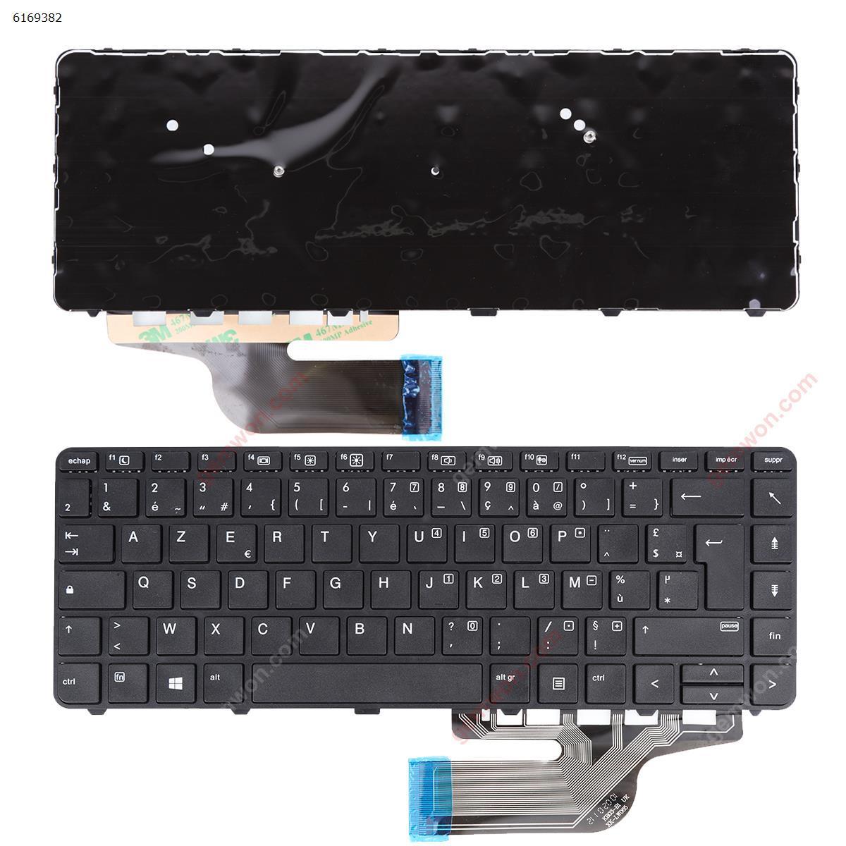 Picture of New Replacement Laptop Keyboard For HP 430 G3 430 G4 440 G3 440 G4 445 G3 BLACK FRAME BLACK(Win8)  OEM FR Layout