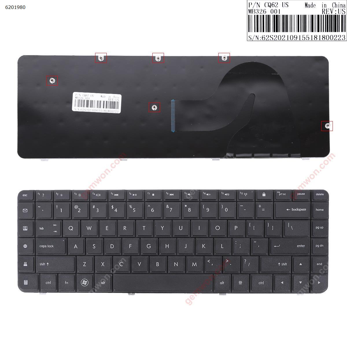 Picture of New Replacement Laptop Keyboard For HP CQ62 CQ56 BLACK ( OEM ) US Layout