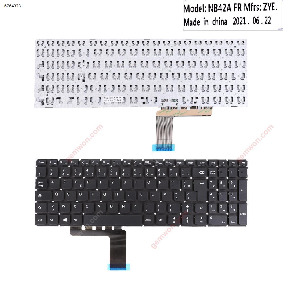 Picture of New Replacement Laptop Keyboard For LENOVO Ideapad 310-15 BLACK win8(Without FRAME) FR Layout