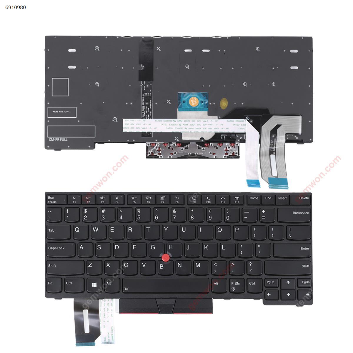 Picture of New Replacement Laptop Keyboard For Lenovo ThinkPad T14 Gen 1 2020 20S1 20S2 S0S3 BLACK (Backlit with point stick For Win8)OEM US Layout
