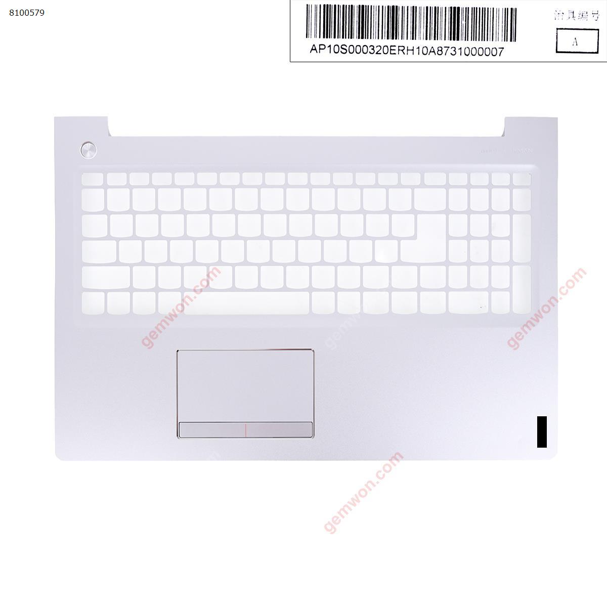Picture of New Replacement Laptop Cover For Lenovo 310-15 Palmrest Upper Cover with touchpad Silver metal