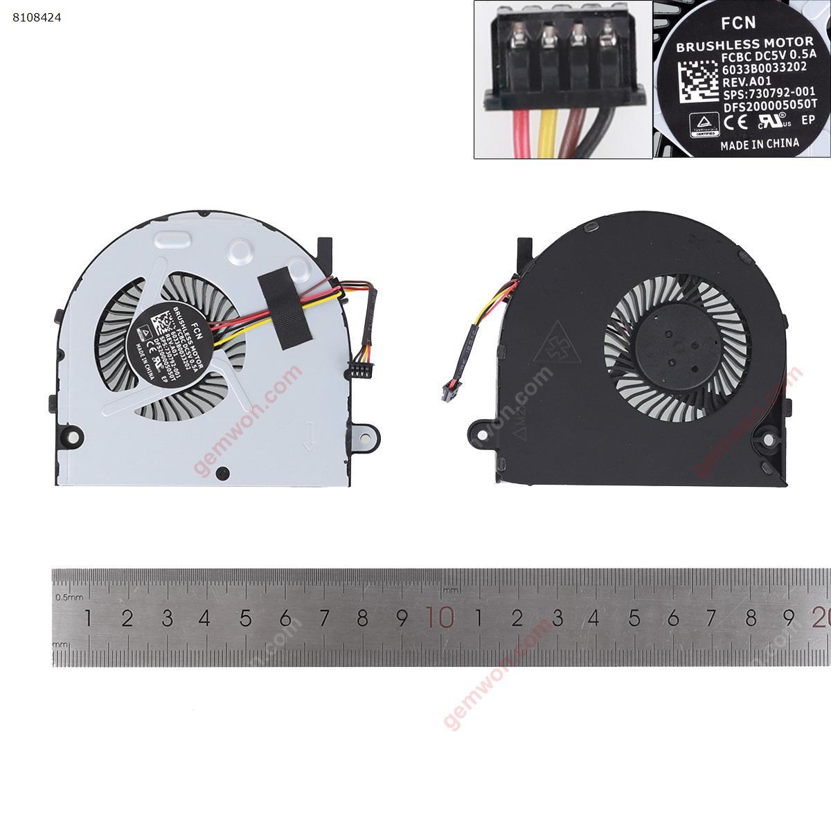 Picture of New Replacement CPU Cooling Fan For Lenovo B50-70 B40-30 B40-45 110-15ISK V120-15IBR （High copy）. N/A Layout