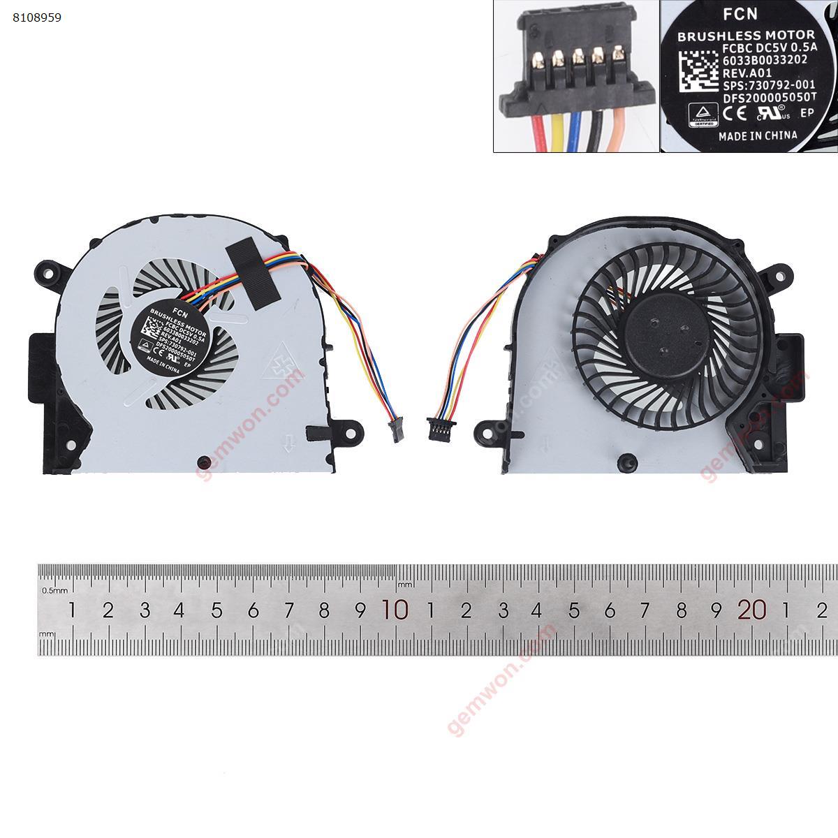 Picture of New Replacement CPU Cooling Fan For Lenovo Z51-70 Y50C Xiaoxin V4000 Z41-70 CPU cooling fan（High copy）. 6033B0033202 Layout
