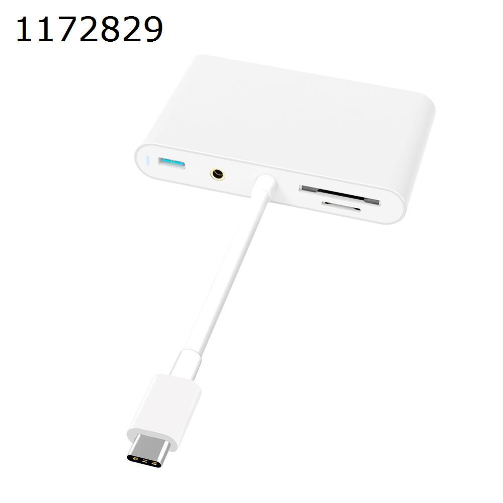 Picture of USB Hub PD Charger Type C Port Computer Converter with new type Laptop type-c hub 7 in 1 Docking Station