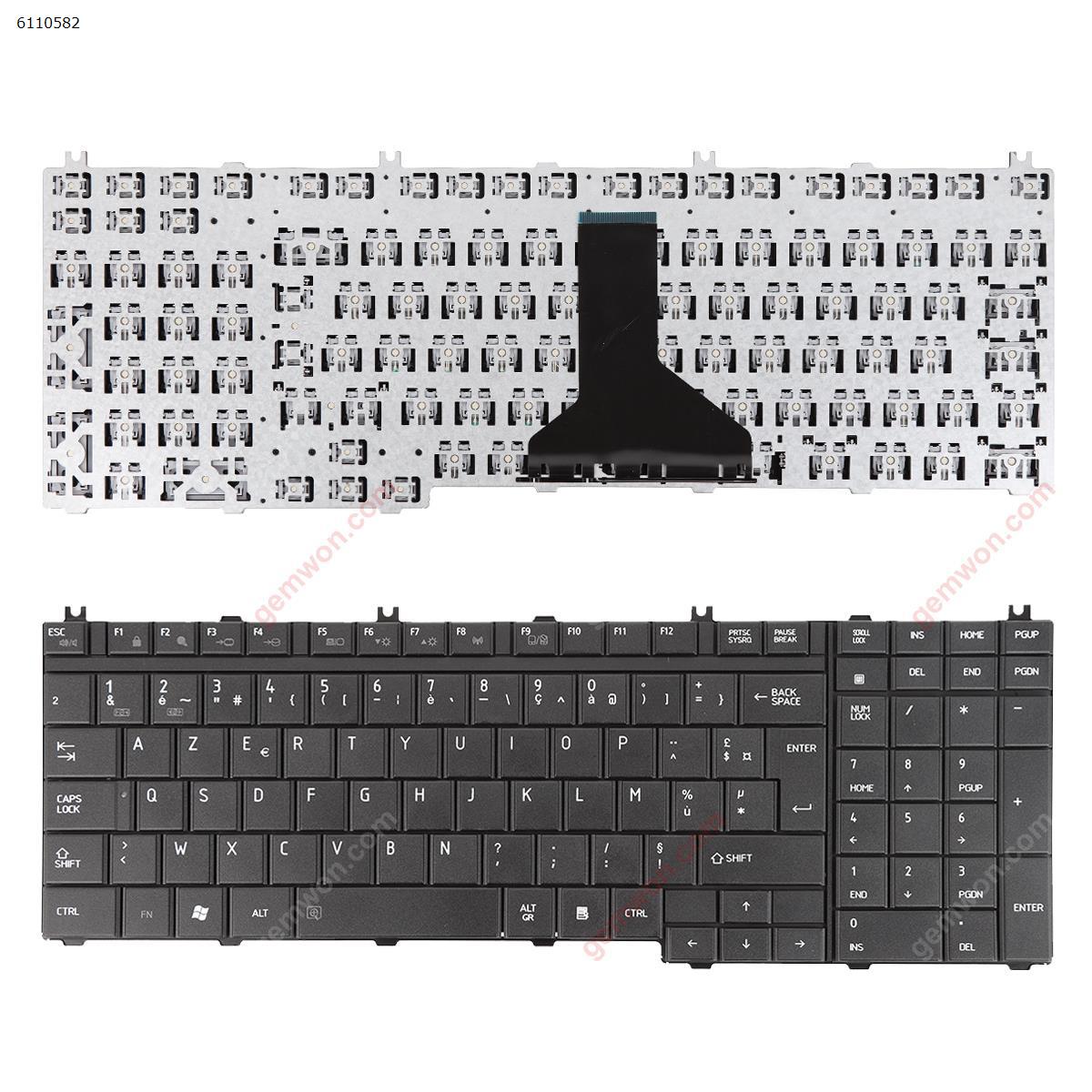 Picture of New Replacement Laptop Keyboard For TOSHIBA Satellite A500 F501 P505 BLACK  （Without Foil  ，OEM   ）  FR Layout