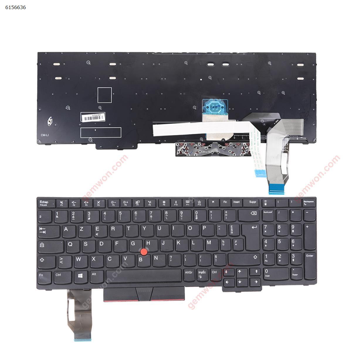 Picture of New Replacement Laptop Keyboard For IBM E580 BLACK FRAME BLACK (with point stick,WIN8）OEM FR Layout
