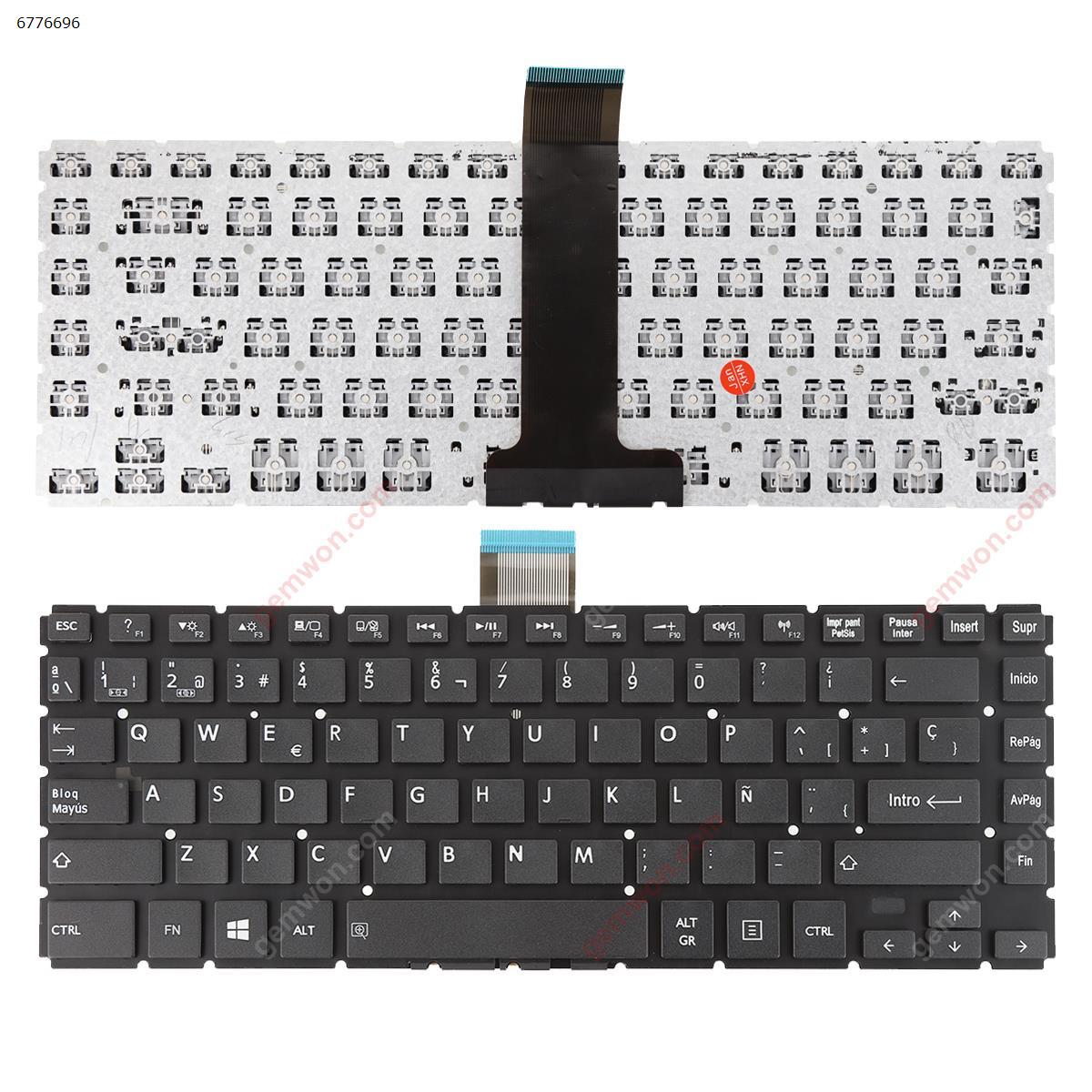 Picture of New Replacement Laptop Keyboard For Toshiba L40-B BLACK (Without FRAME,Without Foil small enter    Win8) SP Layout