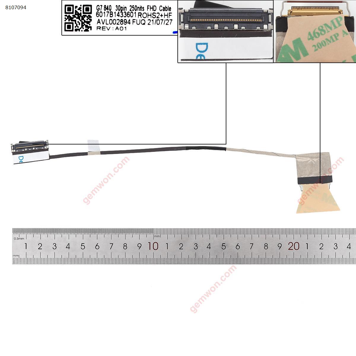 Picture of New LCD Display Screen Cable Replacement  For HP 840 G7 845 G7 LCD Cable.