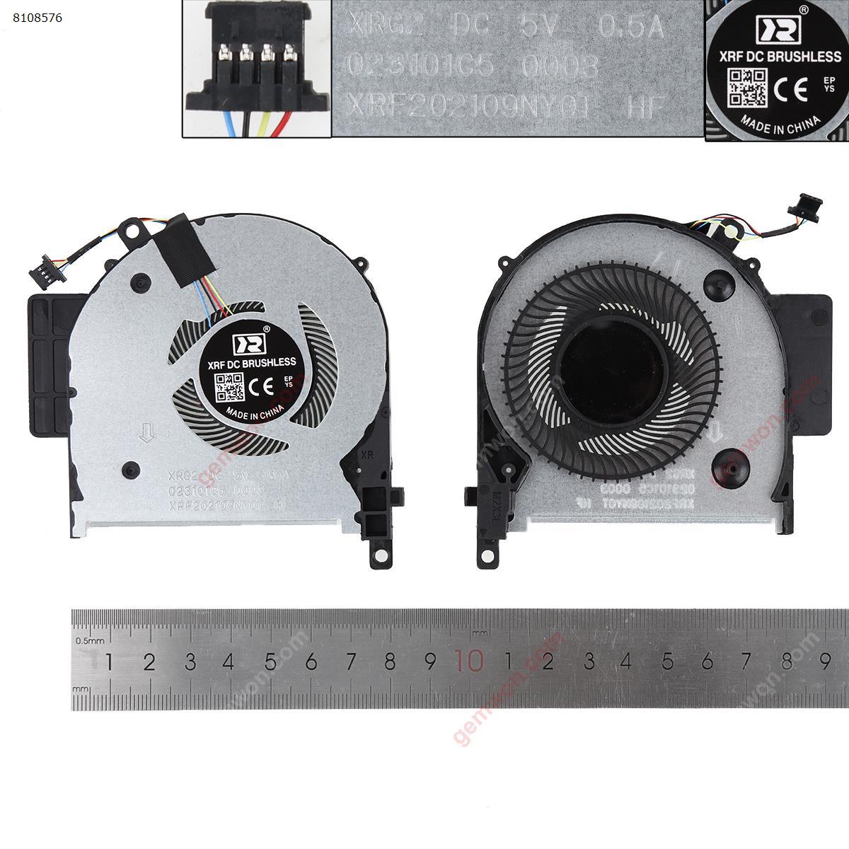 Picture of New Replacement CPU Cooling Fan For HP Envy x360 15-cp 15-cn tpn-w134（High copy）. N/A Layout