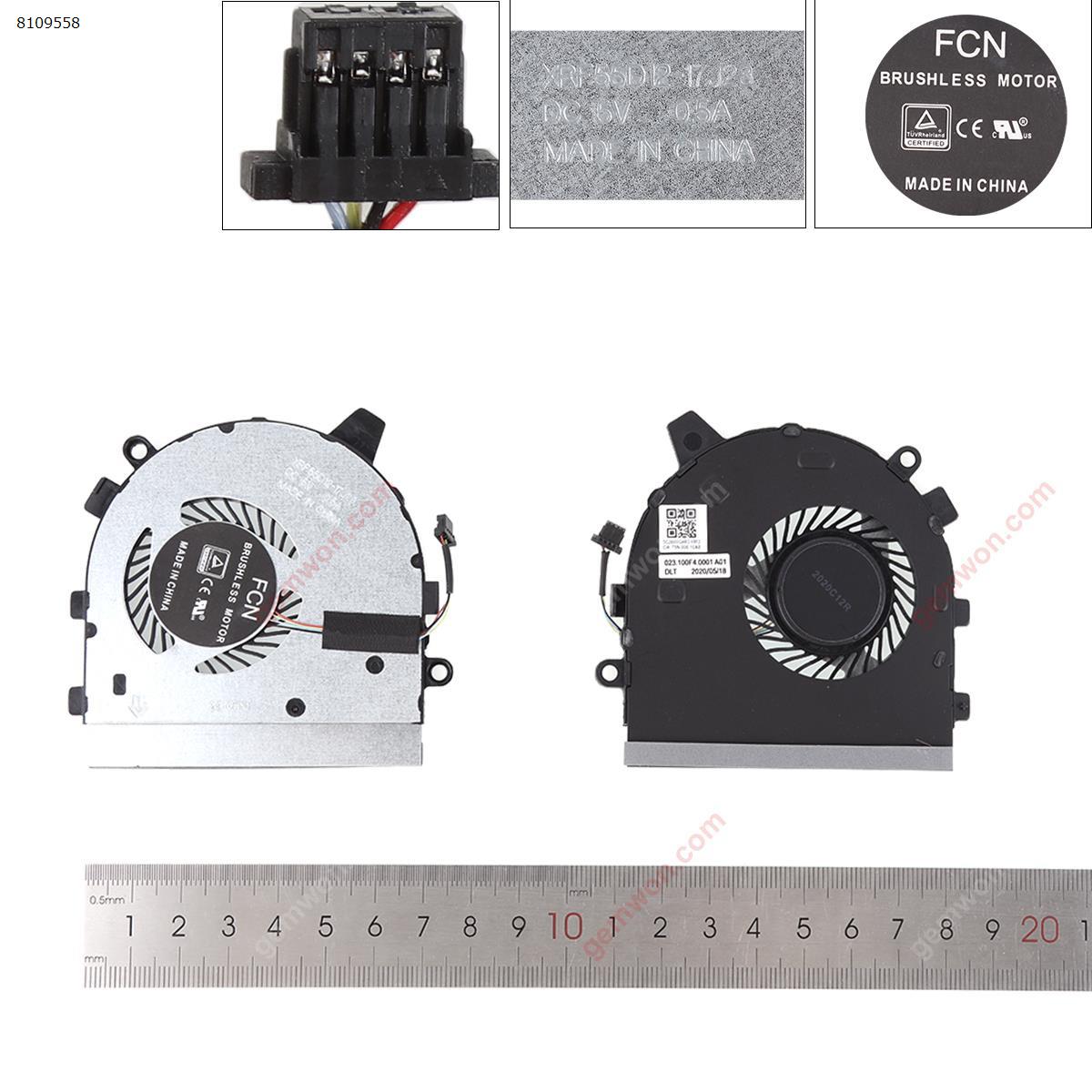 Picture of New Replacement CPU Cooling Fan For Dell Inspiron 13 7390/7391 2-in-1（High copy，Version 1） N/A Layout