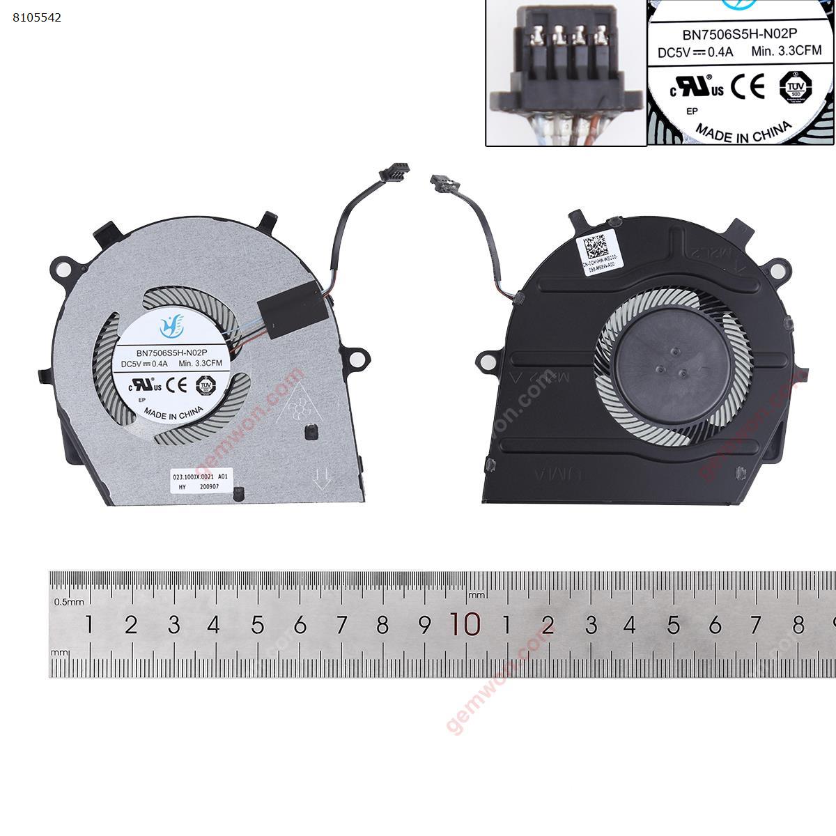 Picture of New Replacement CPU Cooling Fan For Dell Vostro 15 5501 5502 5508 Inspiron 7405 Laptop CPU Fan DFS12144648 Layout