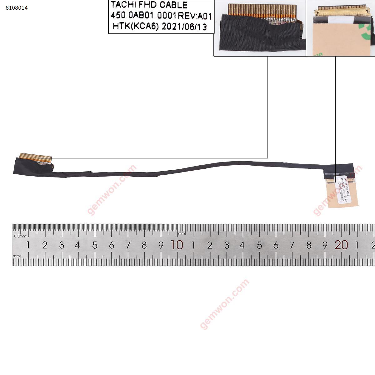 Picture of New LCD Display Screen Cable Replacement  For Lenovo Thinkpad T570 P51S T580 P52S 30pin FHD.