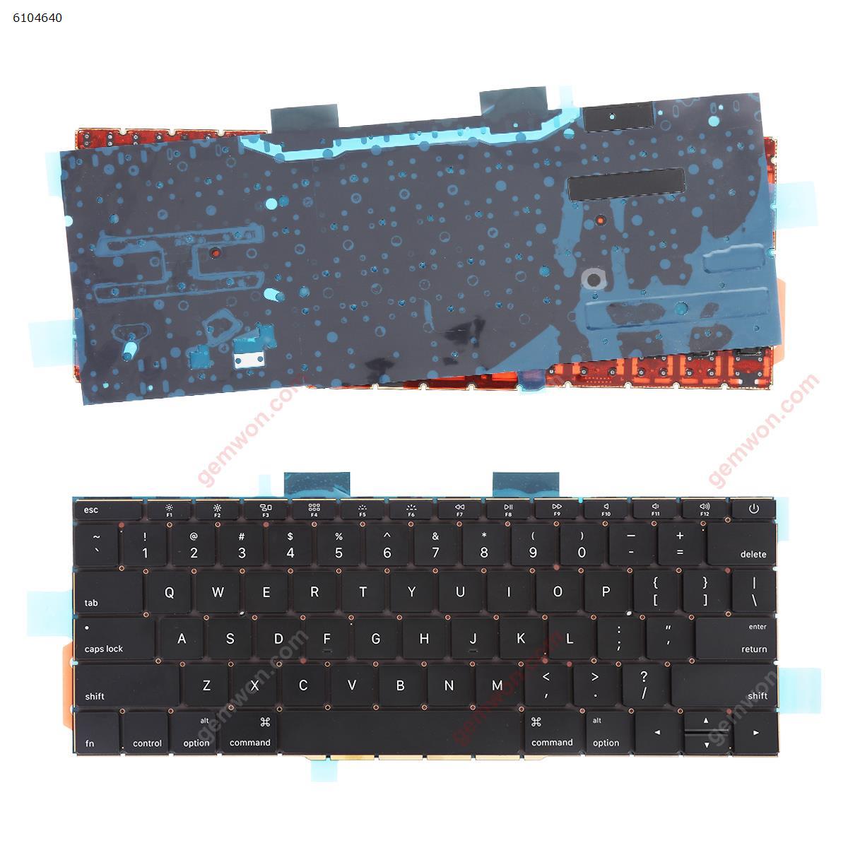 Picture of New Replacement Laptop Keyboard For Apple MacBook Pro 13.3" A1708 Black (With Backlit Board) US Layout