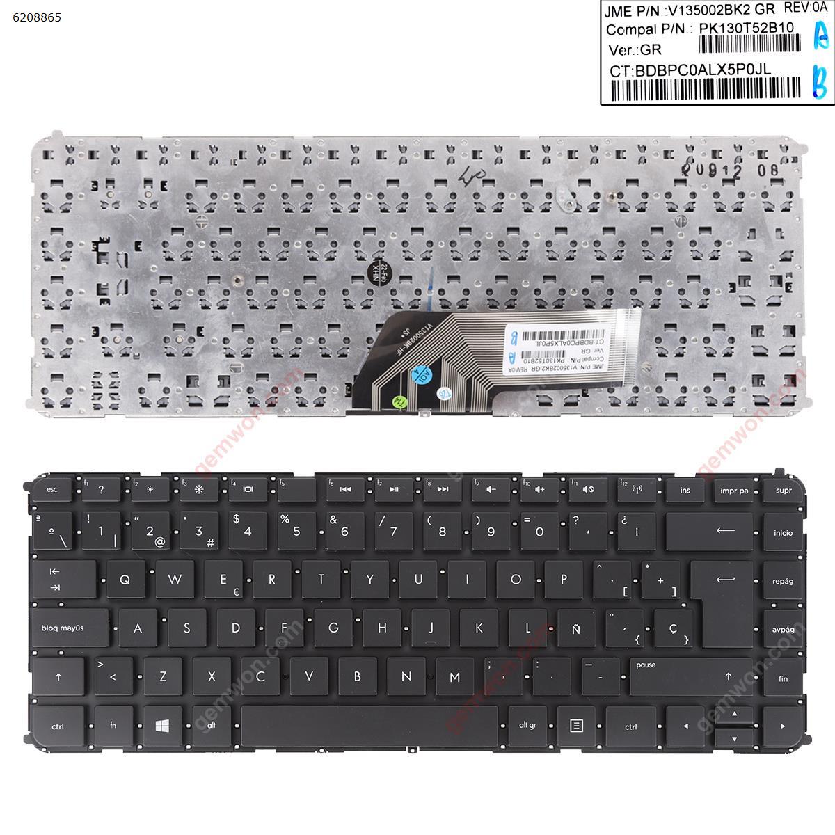 Picture of New Replacement Laptop Keyboard For HP ENVY4-1000 BLACK(Without FRAME,without foil) SP Layout