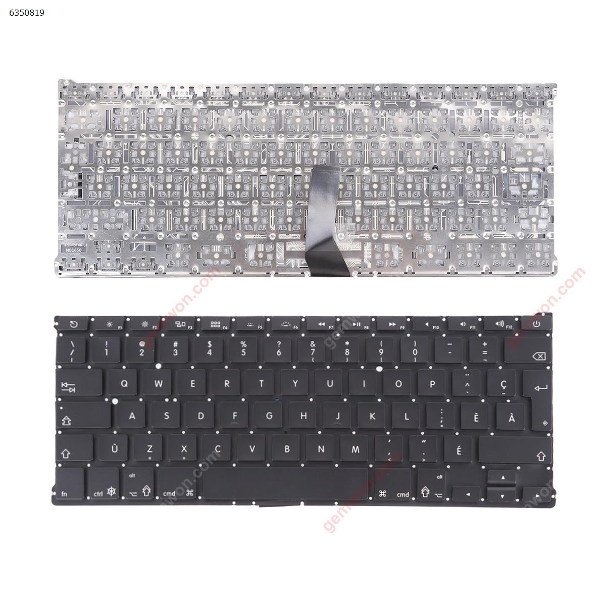 Picture of New Replacement Laptop Keyboard For APPLE Macbook Air   A1369   A1466   A1405   MC965  MC966  MC503  MC504 13" BLACK(without Backlit) CA/CF Layout