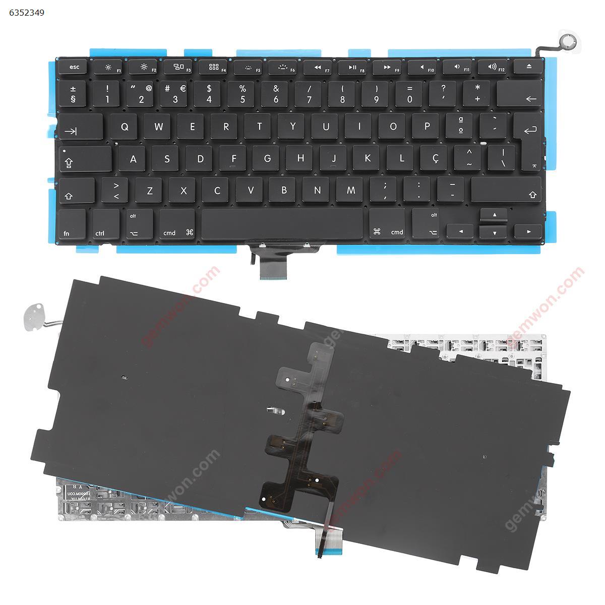 Picture of New Replacement Laptop Keyboard For Apple Macbook Pro Unibody A1278 MB467 Models 13.3" BLACK(With Backlit Board) PO Layout
