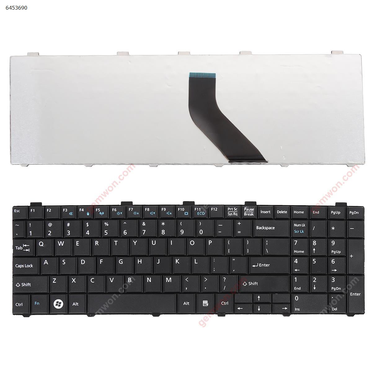 Picture of New Replacement Laptop Keyboard For FUJITSU Lifebook A530 AH530 AH531 NH751 BLACK OEM US Layout