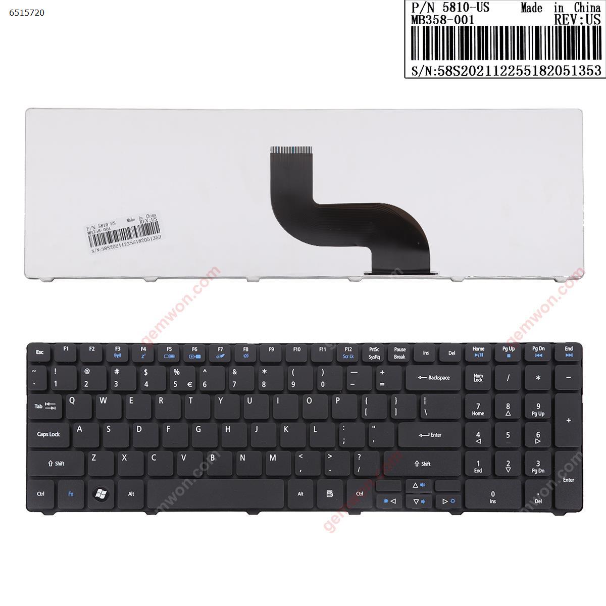 Picture of New Replacement Laptop Keyboard For ACER AS5741G BLACK(Compatible with 5810T,OEM) US Layout