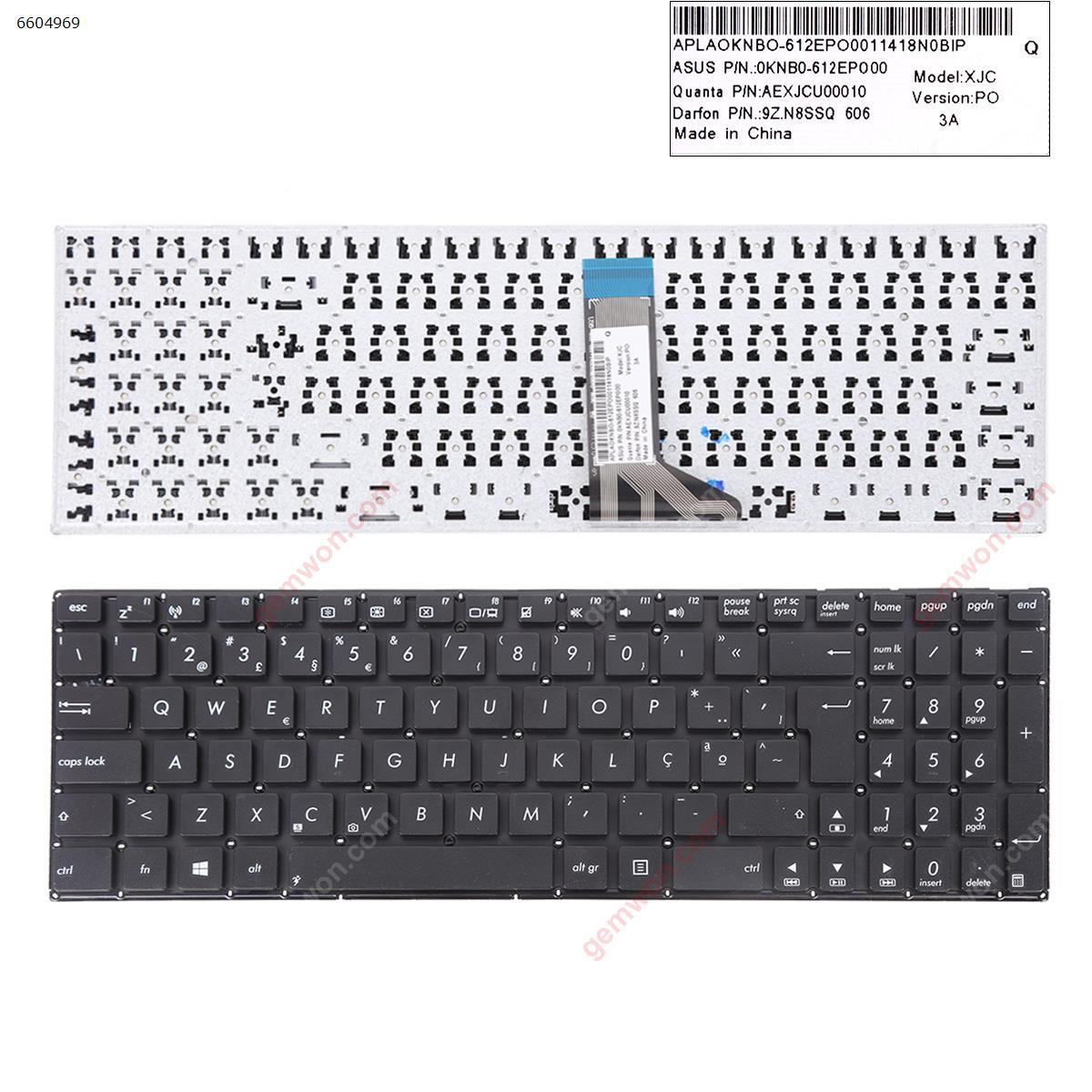 Picture of New Replacement Laptop Keyboard For ASUS X551 BLACK(Without FRAME,Without Foil,Win8) PO Layout