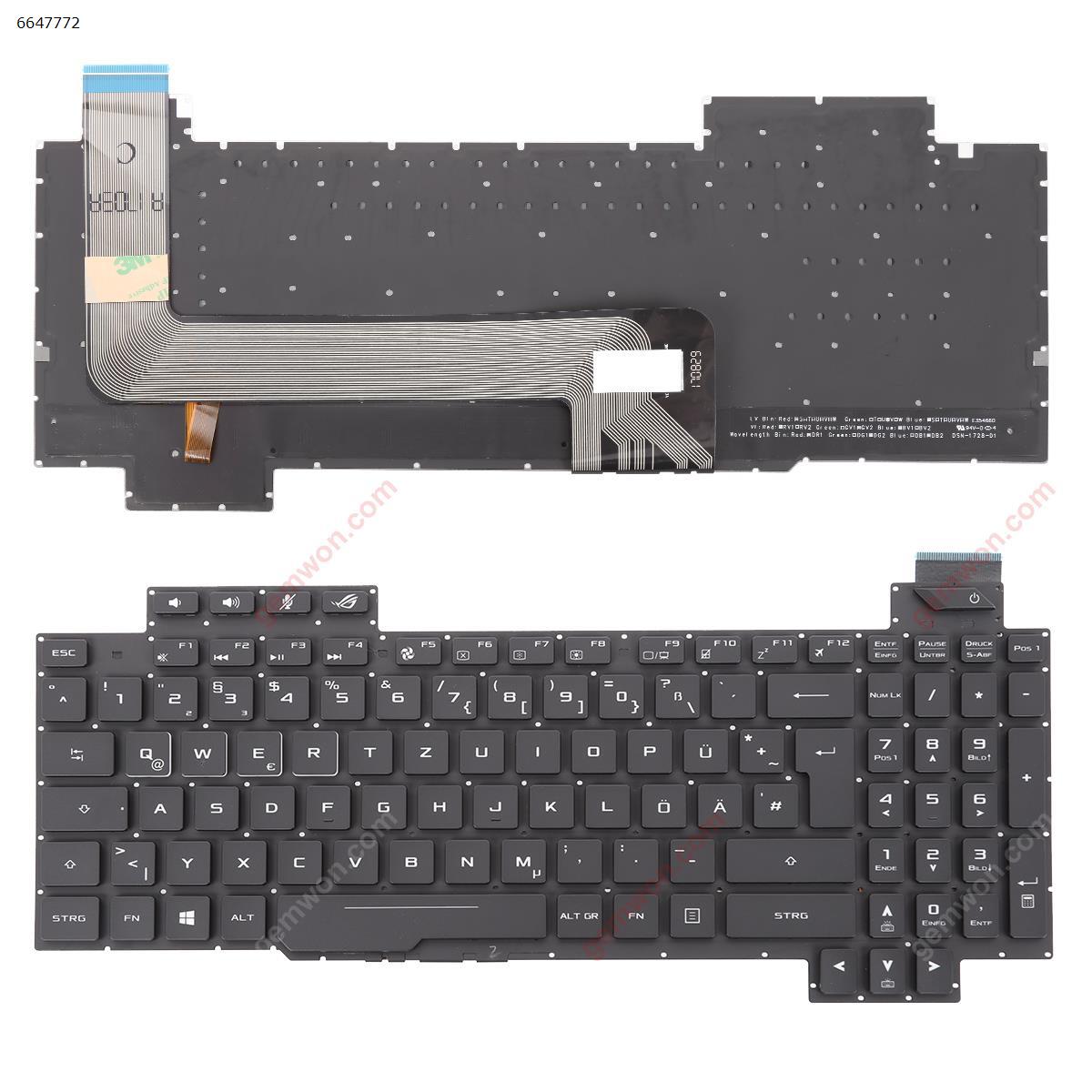 Picture of New Replacement Laptop Keyboard For Asus GL503GE BLACK (Without FRAME,Backlit,  WIN8) GR Layout
