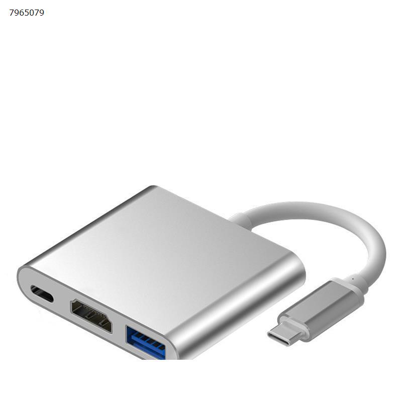 Picture of 3 in 1 Type-C USB Hub computer 4K HDMI converter PD charging USB3.0 docking station