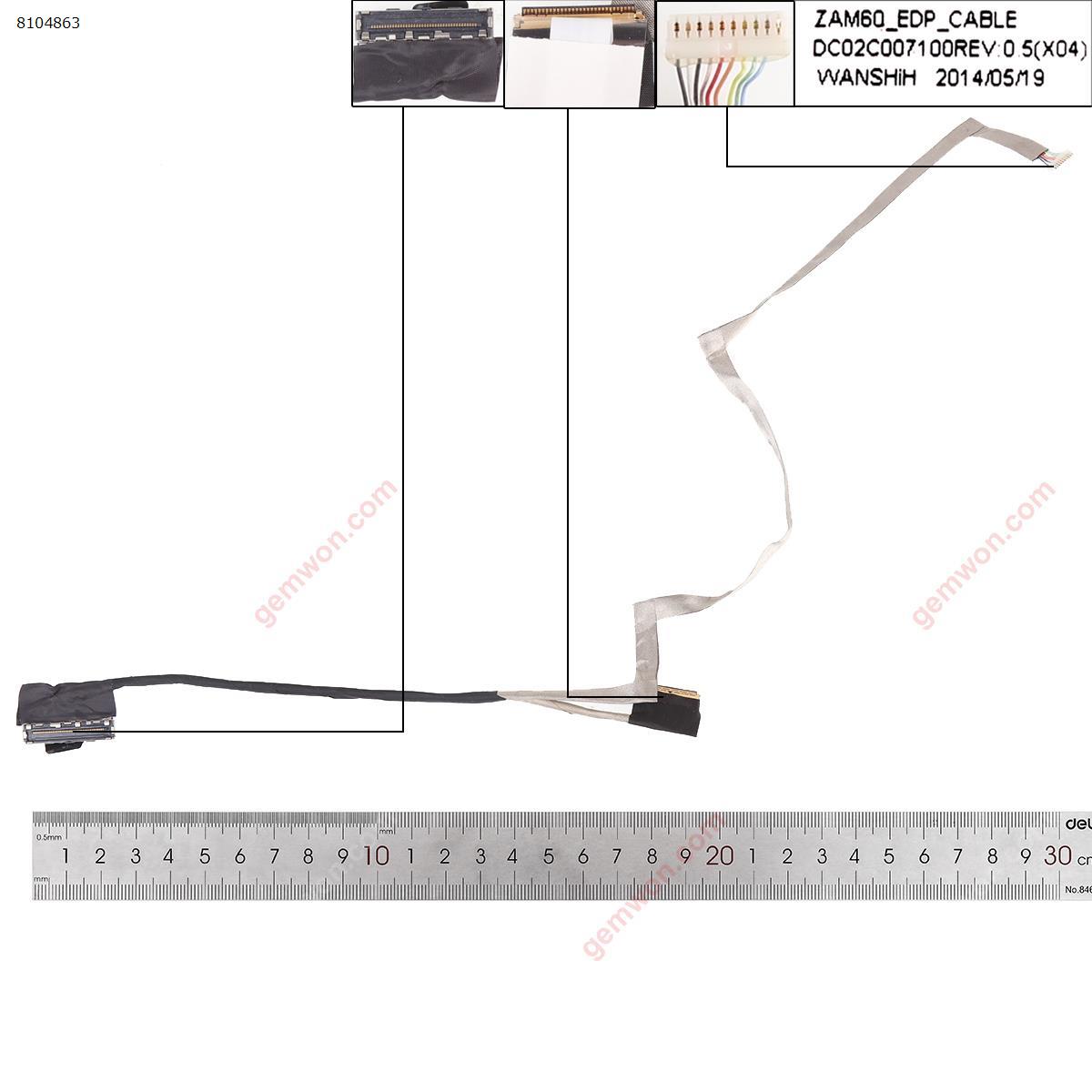 Picture of New LCD Display Screen Cable Replacement  For DELL  Latitude E5250 P25S.