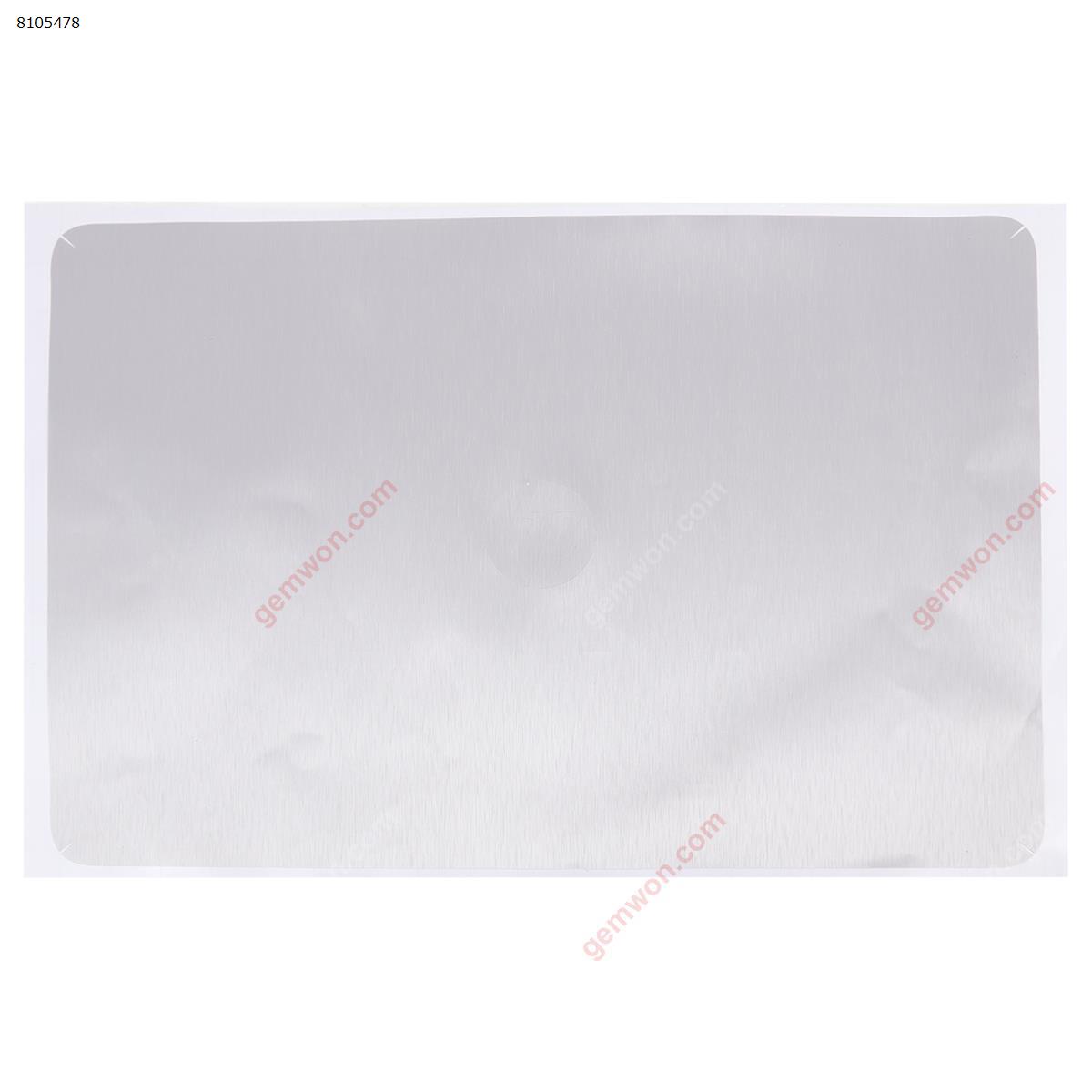 Picture of Polyvinyl chloride (PVC) skin sticker cover for HP EliteBook 850 G3, silver brushed, revealing logo