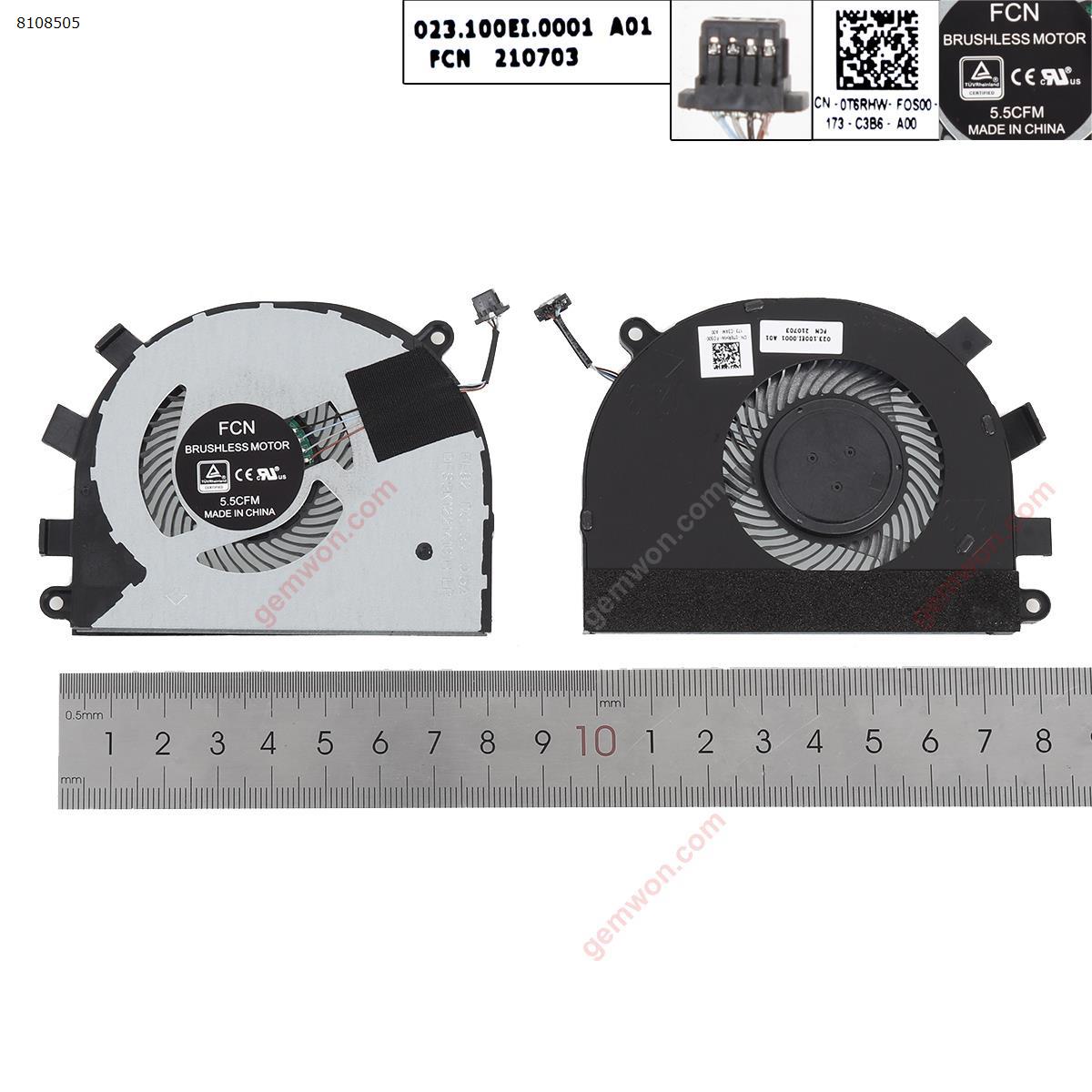 Picture of New Replacement CPU Cooling Fan For DELL Latitude 3400 3500 Inspiron 5584 15-5584(For CPU fan,Original) DFS5K12214161H Layout
