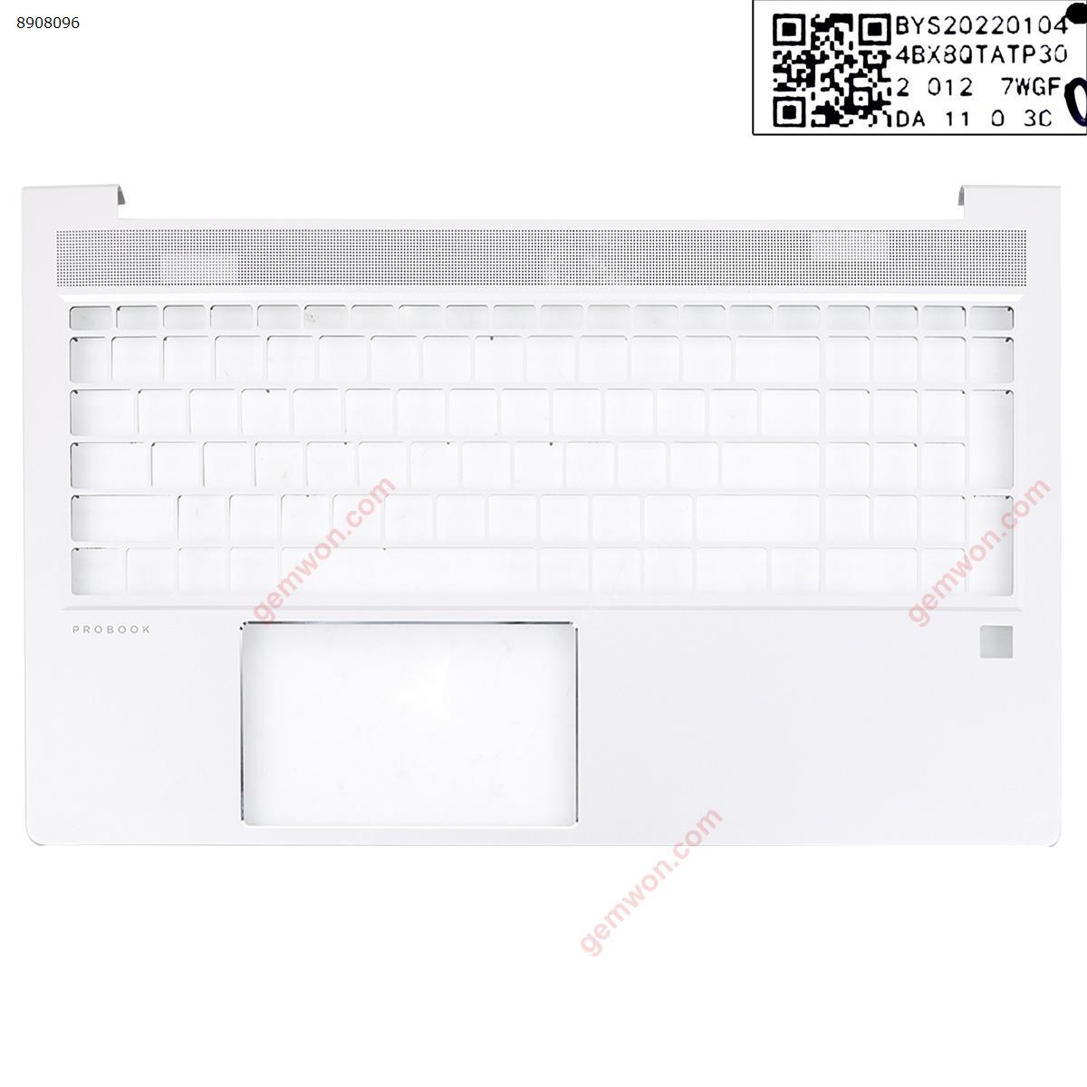 Picture of New Replacement Laptop Cover For New Original for HP Probook 15 450 G8 LCD Back Cover Rear Lid Palmrest Keyboard Case  4BX8QTATP30 Silver