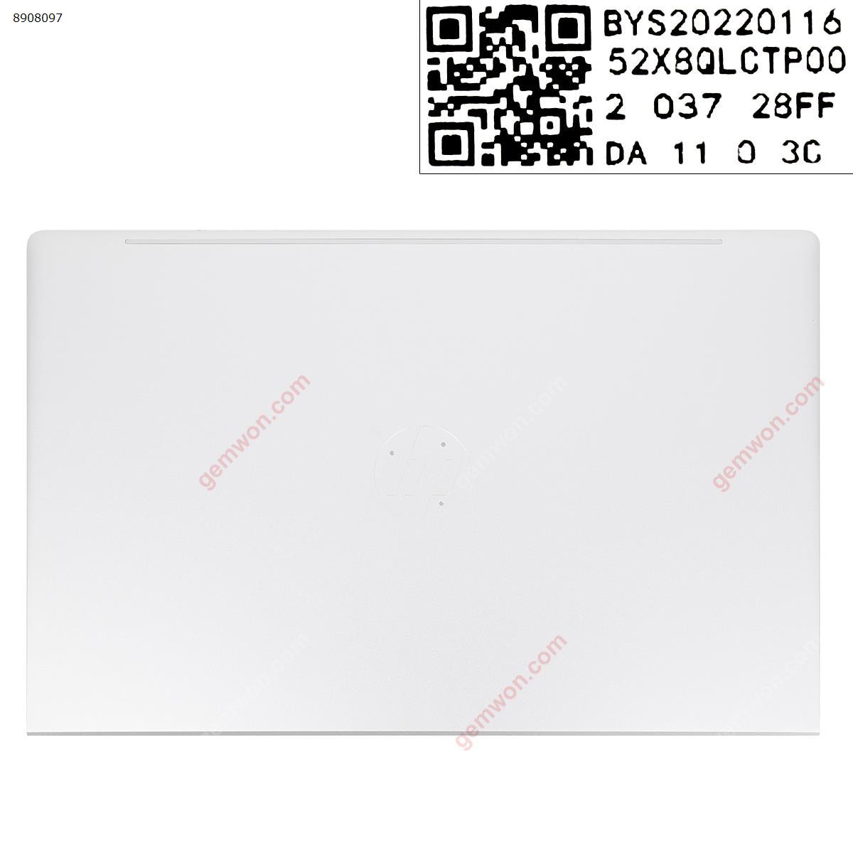 Picture of New Replacement Laptop Cover For HP Probook 450 G8 455 G8 LCD Back Cover Rear Lid Shell Case Hinge Cover SILVER（Without logo）