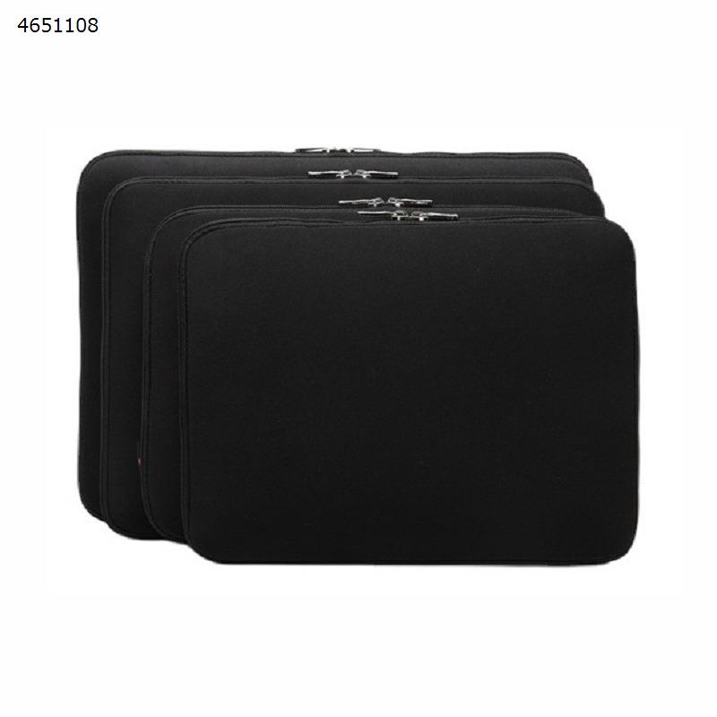 Picture of Laptop Bag 14" Scuba Neoprene SBR Zipper Waterproof Sleeve Case Black