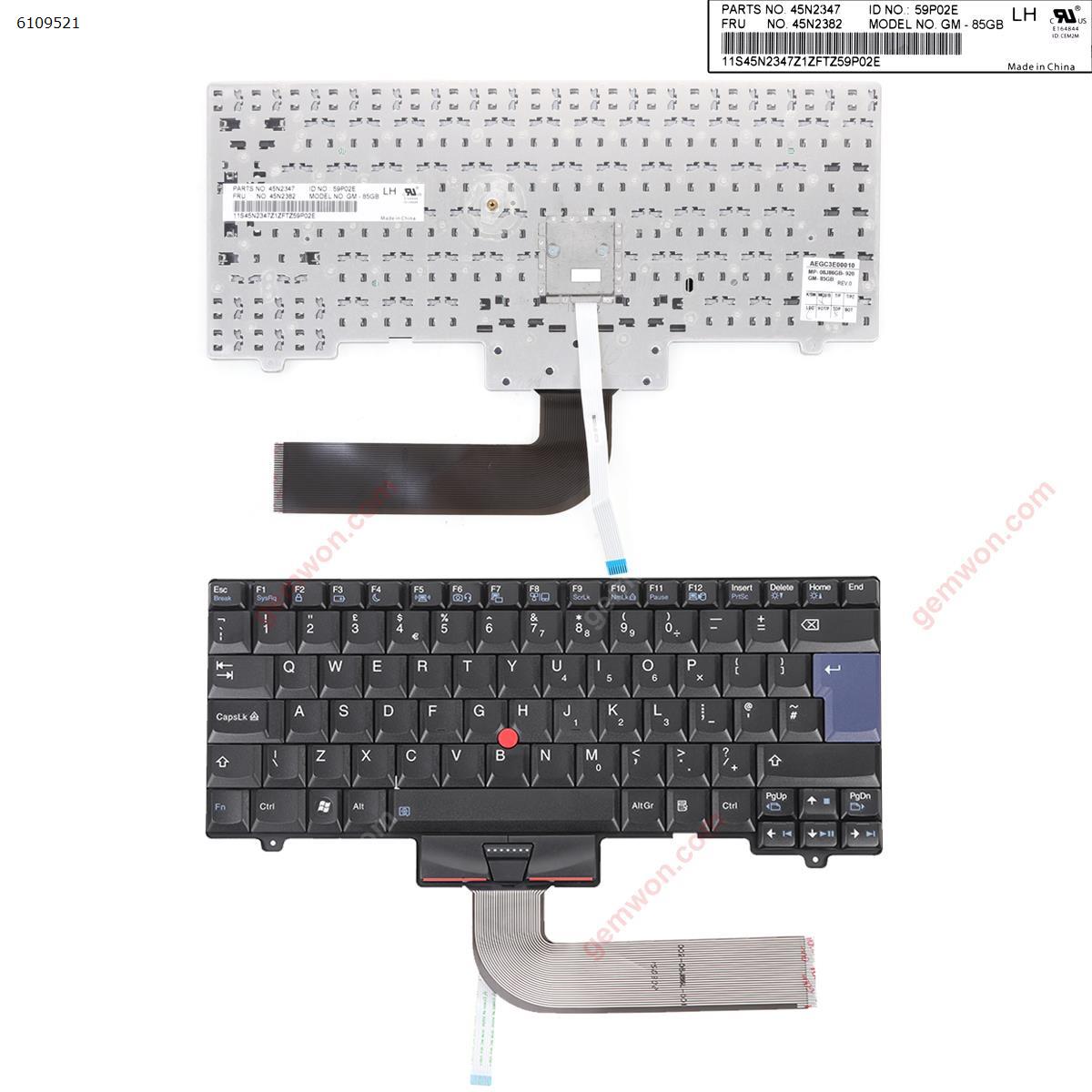 Picture of New Replacement Laptop Keyboard For ThinkPad SL410 SL510 BLACK Uk Layout