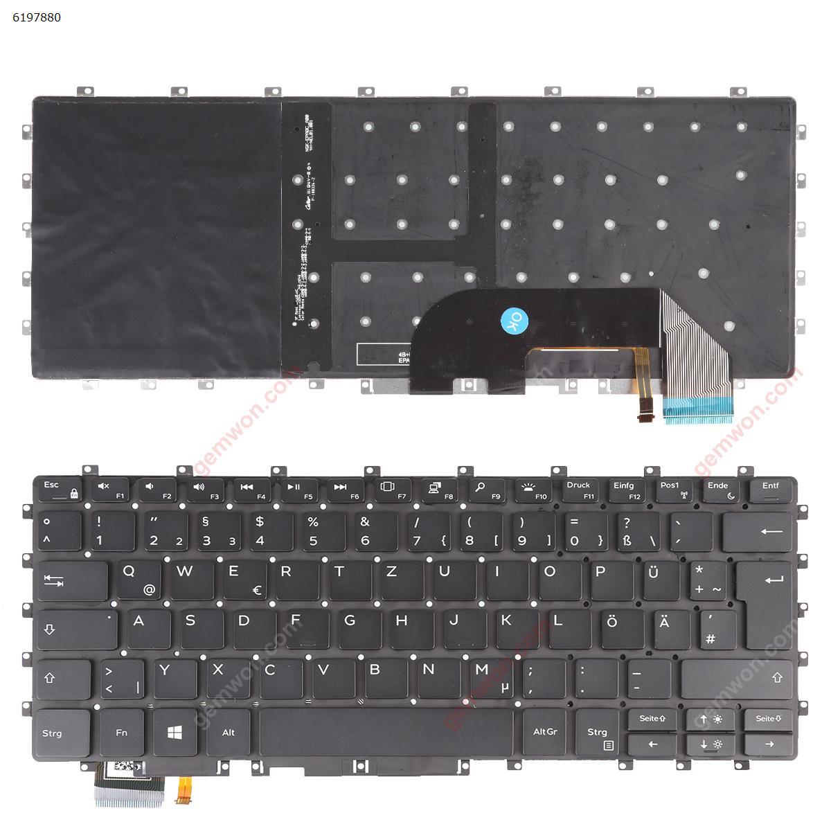 Picture of New Replacement Laptop Keyboard For Dell XPS 15 9575 2-in-1,15-9575 BLACK( without FRAME ， Backlit , win8 ) GR Layout