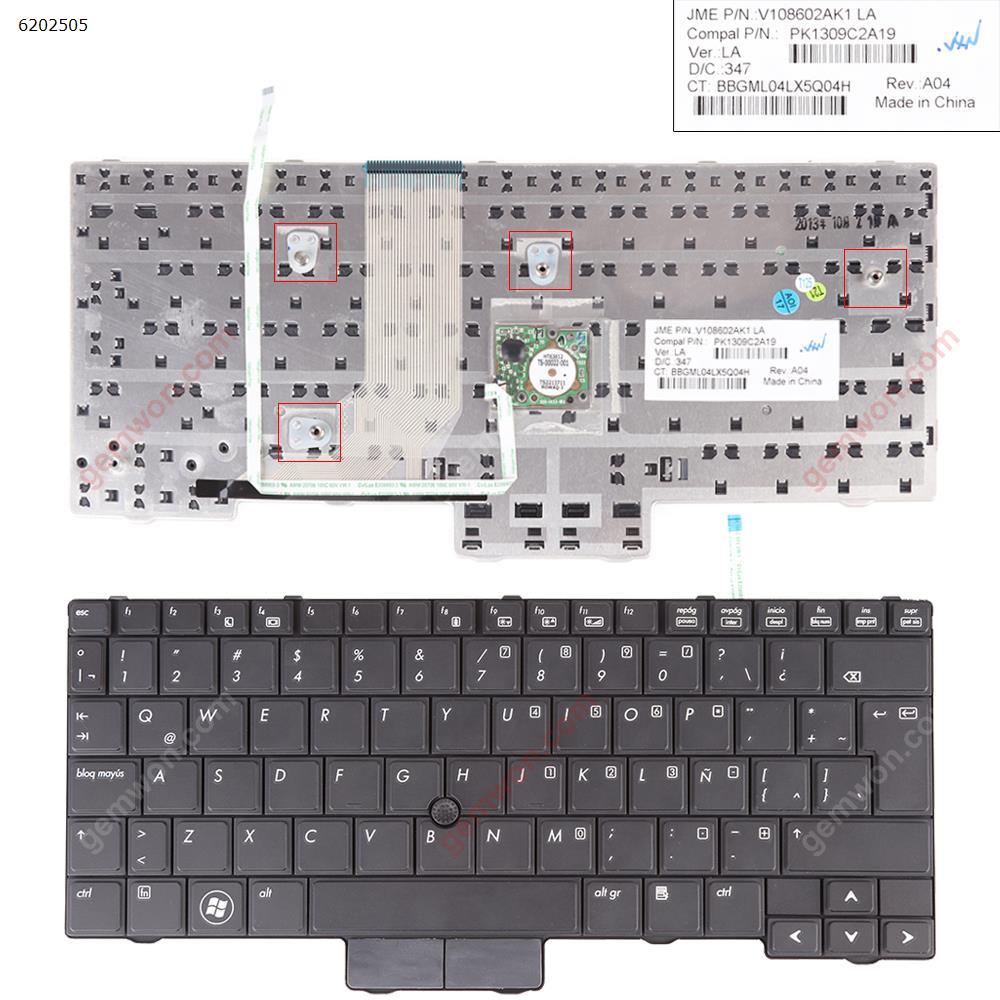 Picture of New Replacement Laptop Keyboard For HP 2540P BLACK(With Point stick) LA Layout