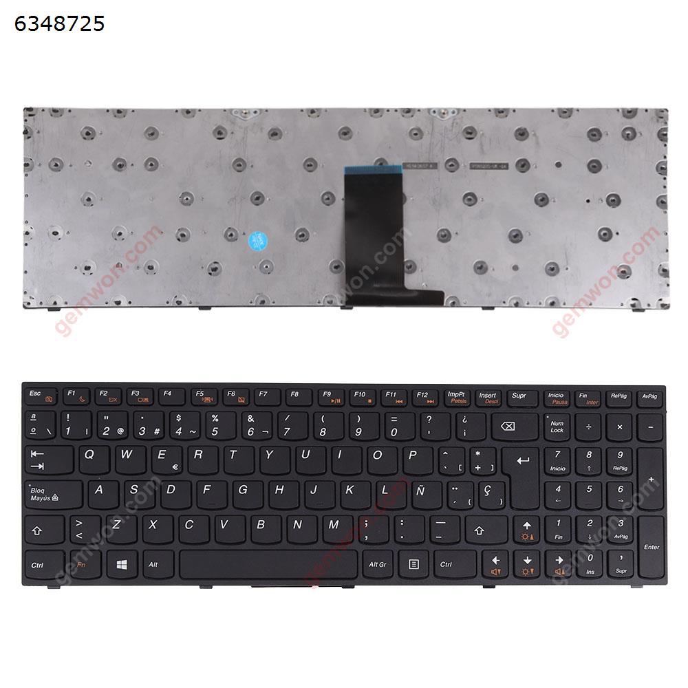 Picture of New Replacement Laptop Keyboard For LENOVO B5400 M5400 BLACK FRAME BLACK  WIN8 SP Layout