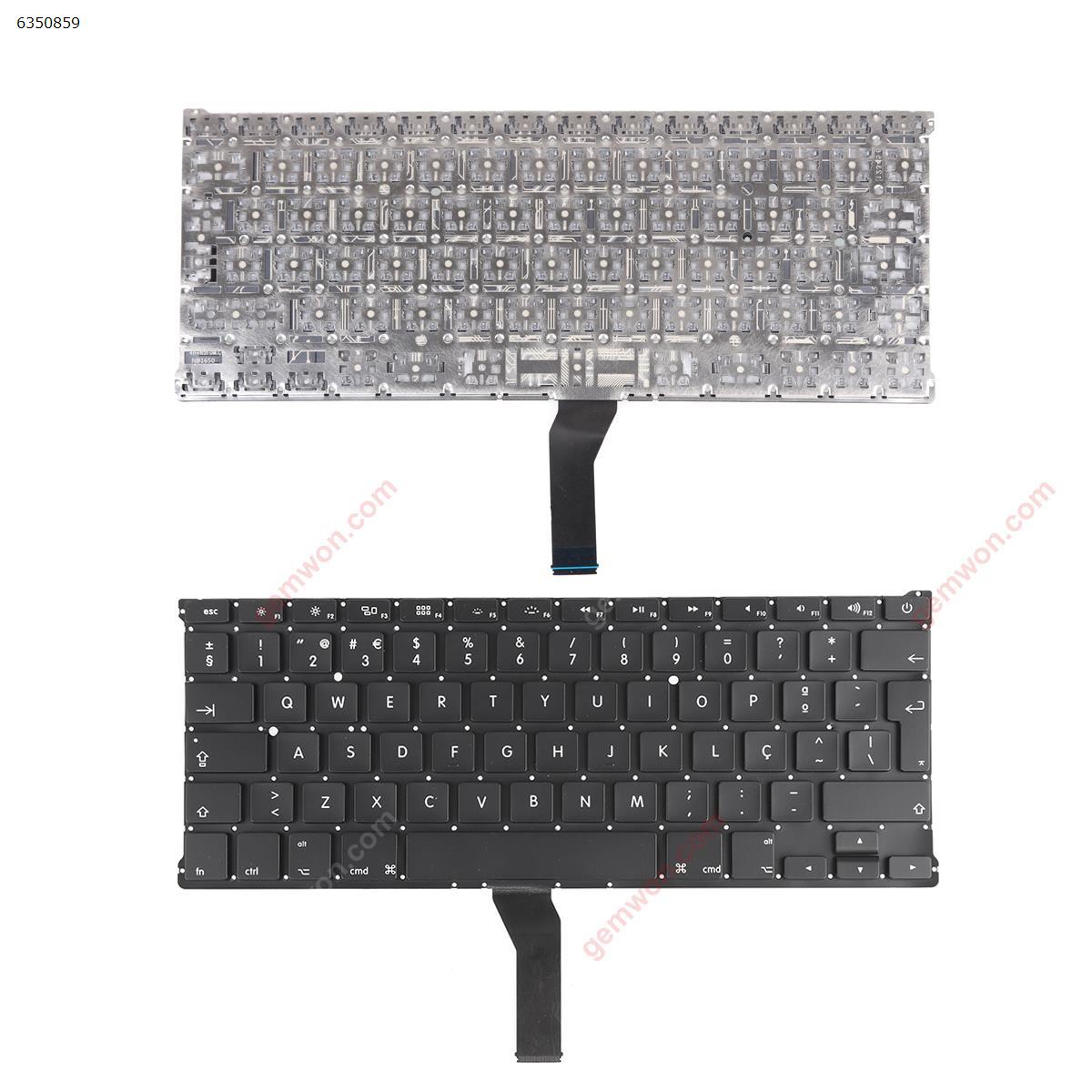 Picture of New Replacement Laptop Keyboard For APPLE Macbook Air   A1369   A1466   A1405   MC965  MC966  MC503  MC504 13" BLACK(without Backlit) PO Layout