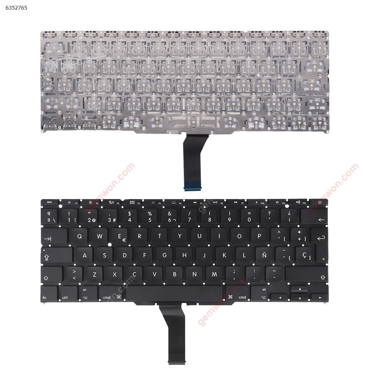 Picture of New Replacement Laptop Keyboard For Apple Macbook Air A1370 A1465  A1406   11.6" BLACK(without Backlit) SP Layout