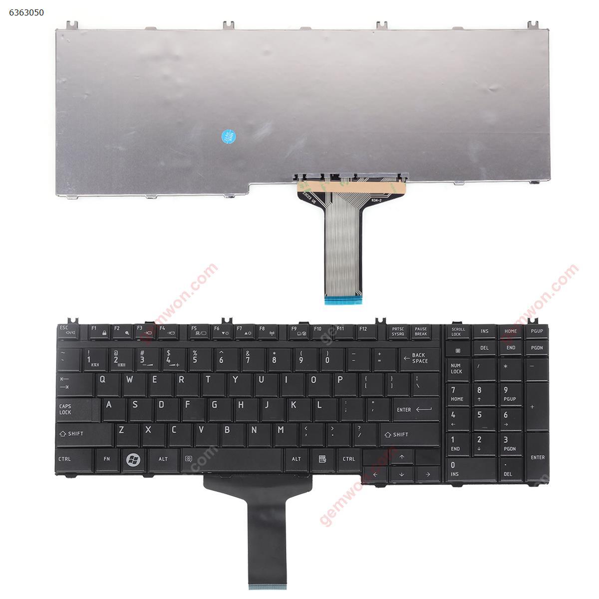 Picture of New Replacement Laptop Keyboard For TOSHIBA Satellite A500 F501 P505 BLACK OEM US Layout