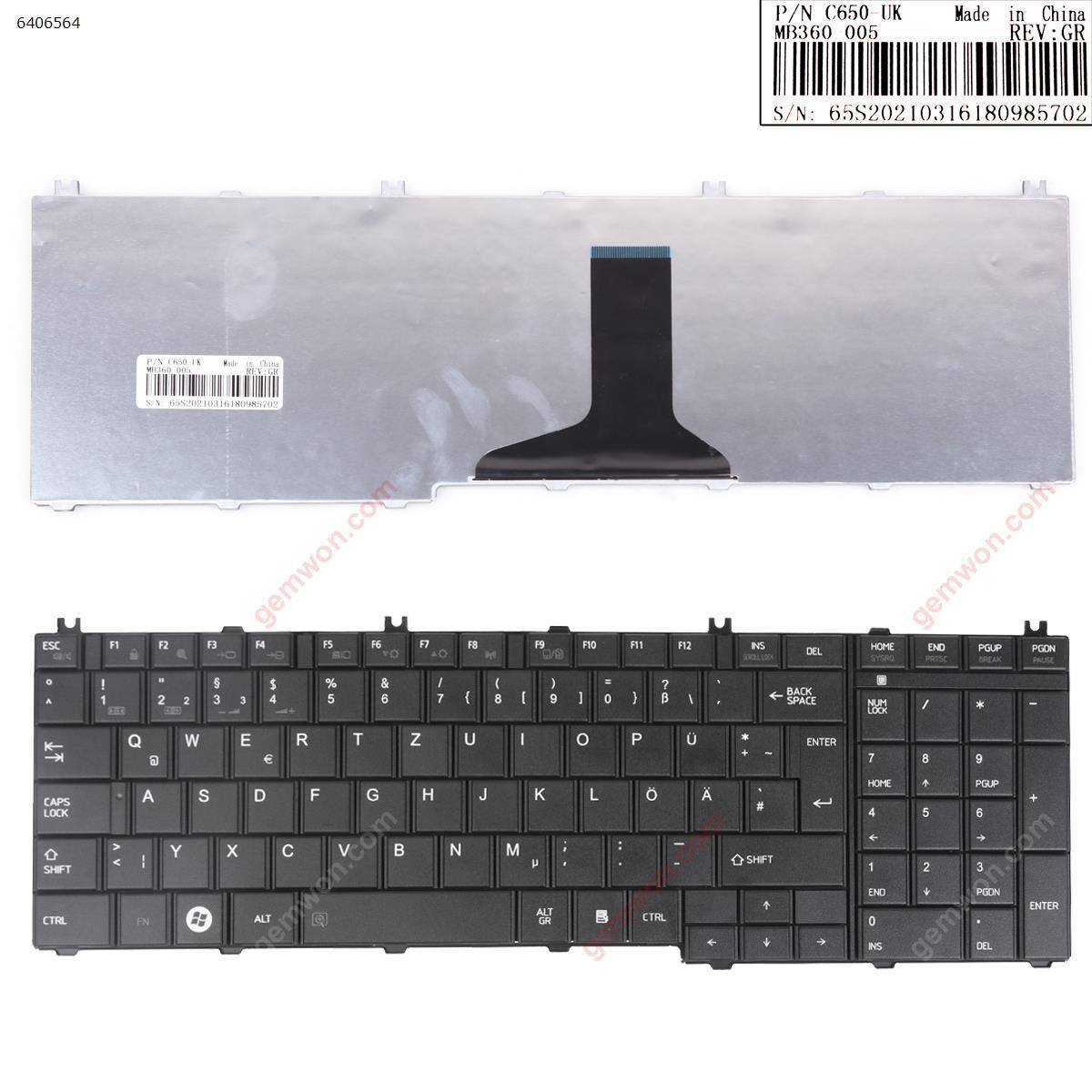 Picture of New Replacement Laptop Keyboard For TOSHIBA Satellite C650 C660 L650 L670 L675 L675D BLACK OEM GR Layout