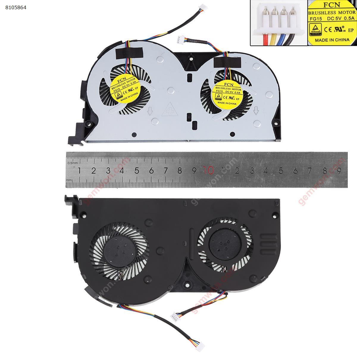 Picture of New Replacement CPU Cooling Fan For Lenovo Y50 Y50-70AS Y50-70AM Y50-70A （High copy）. N/A Layout