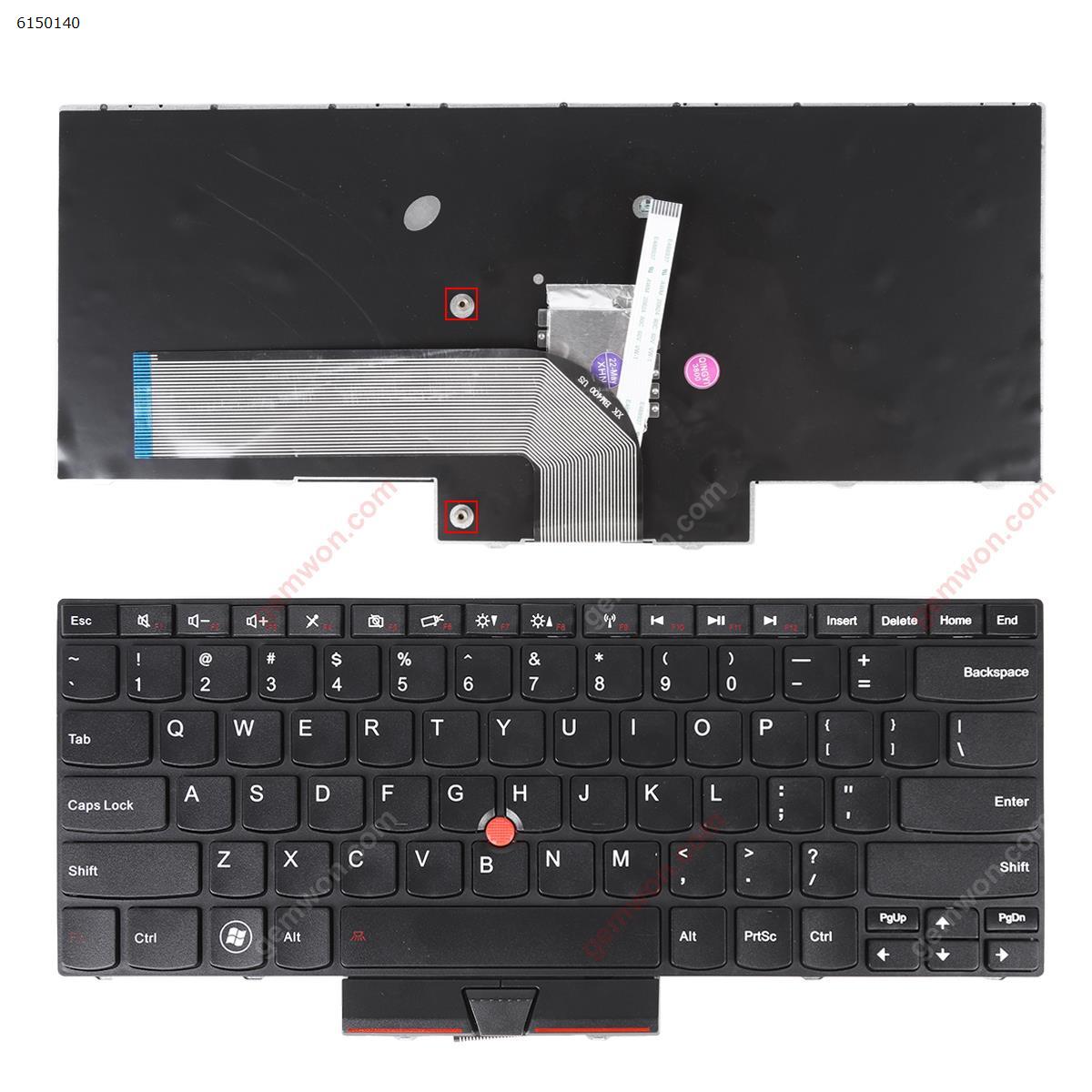 Picture of New Replacement Laptop Keyboard For ThinkPad Edge 14 E40 E50 BLACK FRAME BLACK(With Point stick) US Layout
