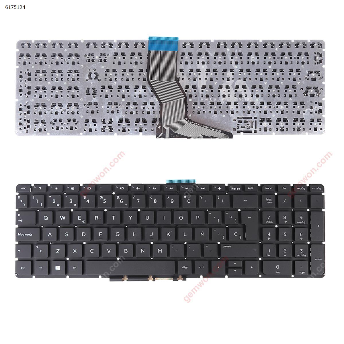 Picture of New Replacement Laptop Keyboard For HP Pavilion 15-AB BLACK (Without FRAME,Without Foil,Win8)OEM SP Layout