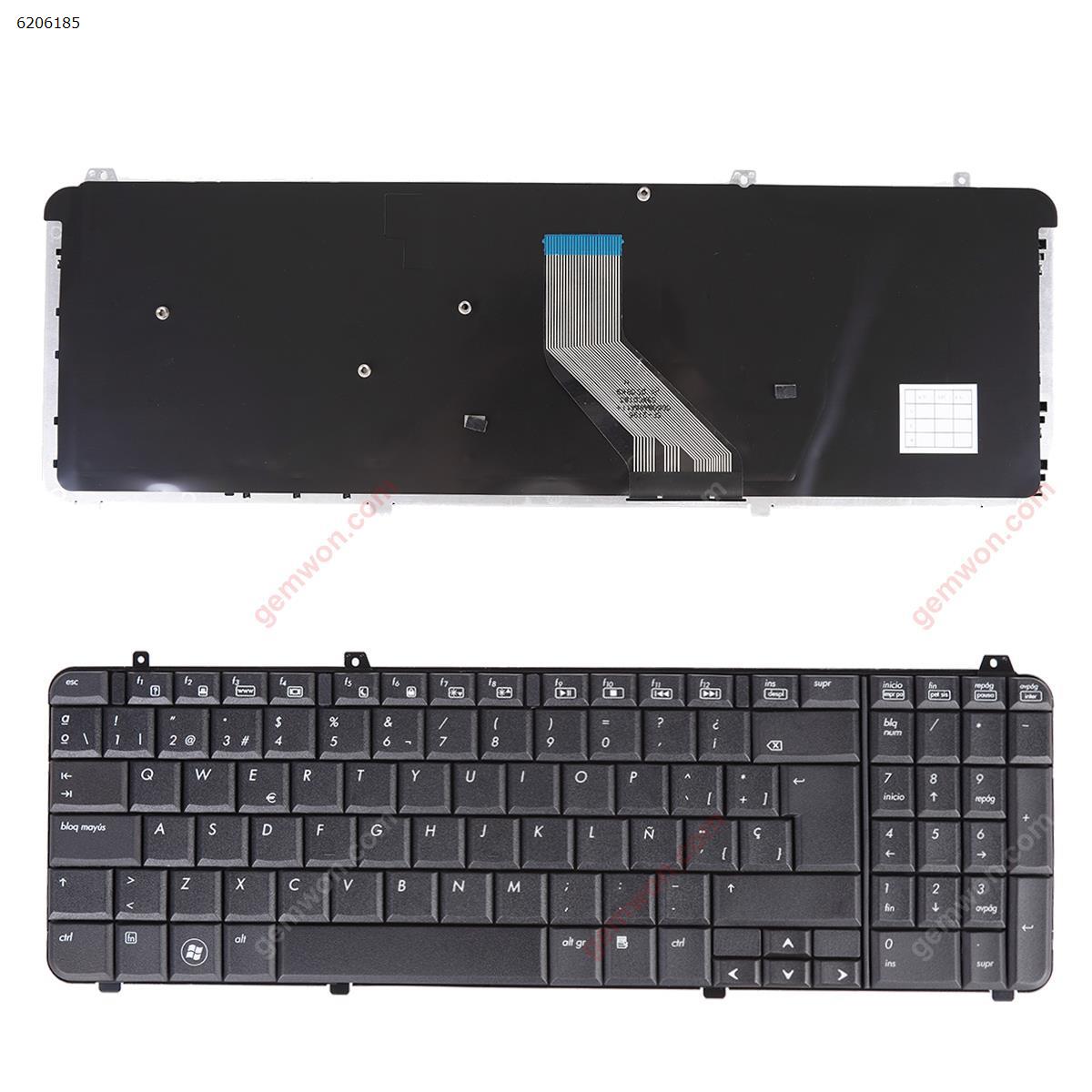 Picture of New Replacement Laptop Keyboard For HP DV6-1000 DV6-2000 BLACK OEM SP Layout