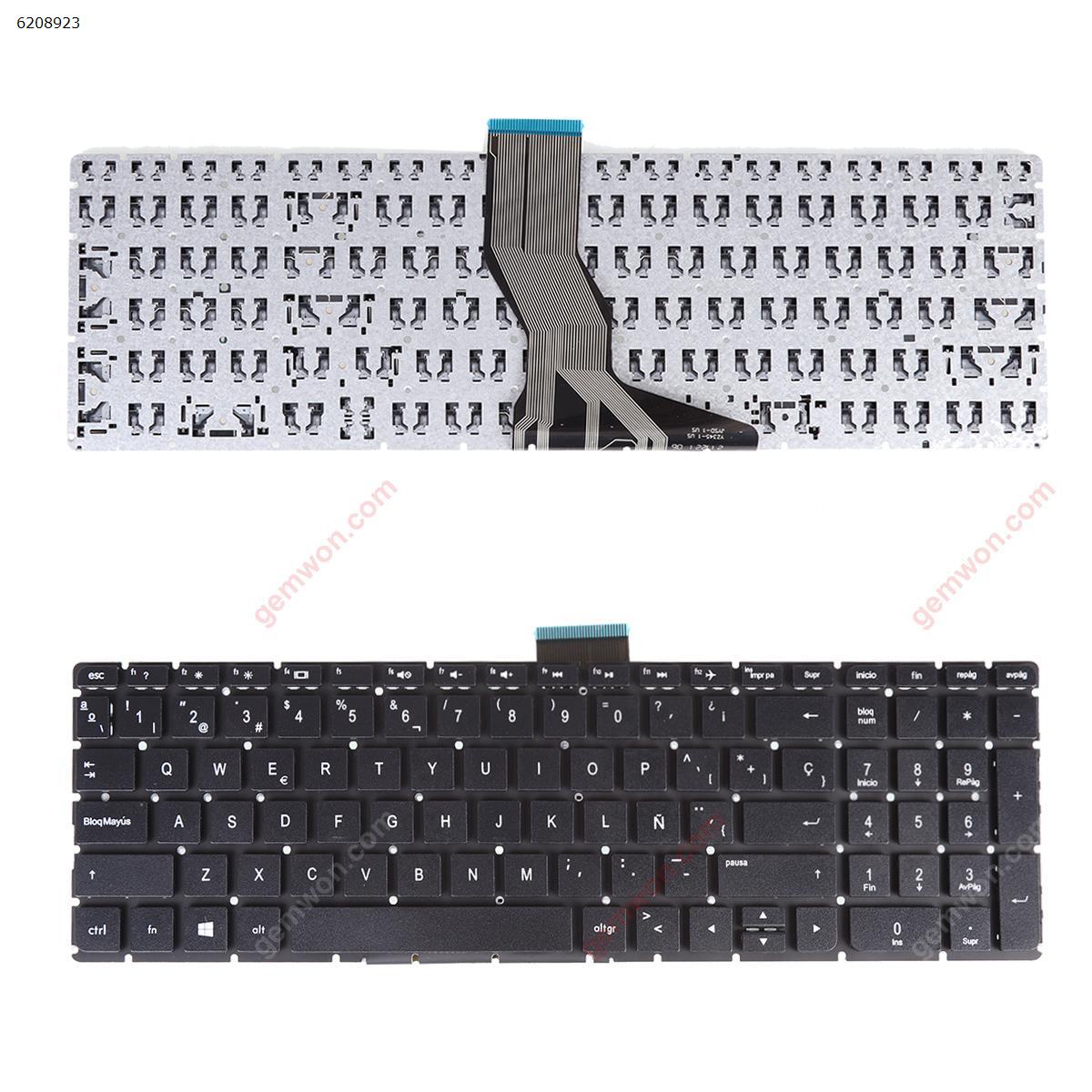 Picture of New Replacement Laptop Keyboard For HP Pavilion 15-AB BLACK (Without FRAME,Without Foil,Small Enter,Win8) SP Layout