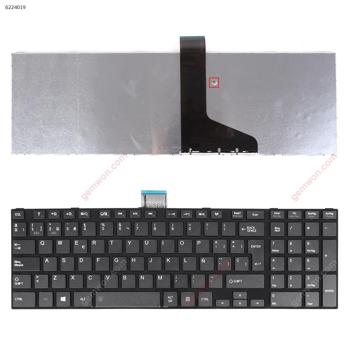Picture of New Replacement Laptop Keyboard For TOSHIBA L850 GLOSSY FRAME BLACK OEM Win8 SP Layout