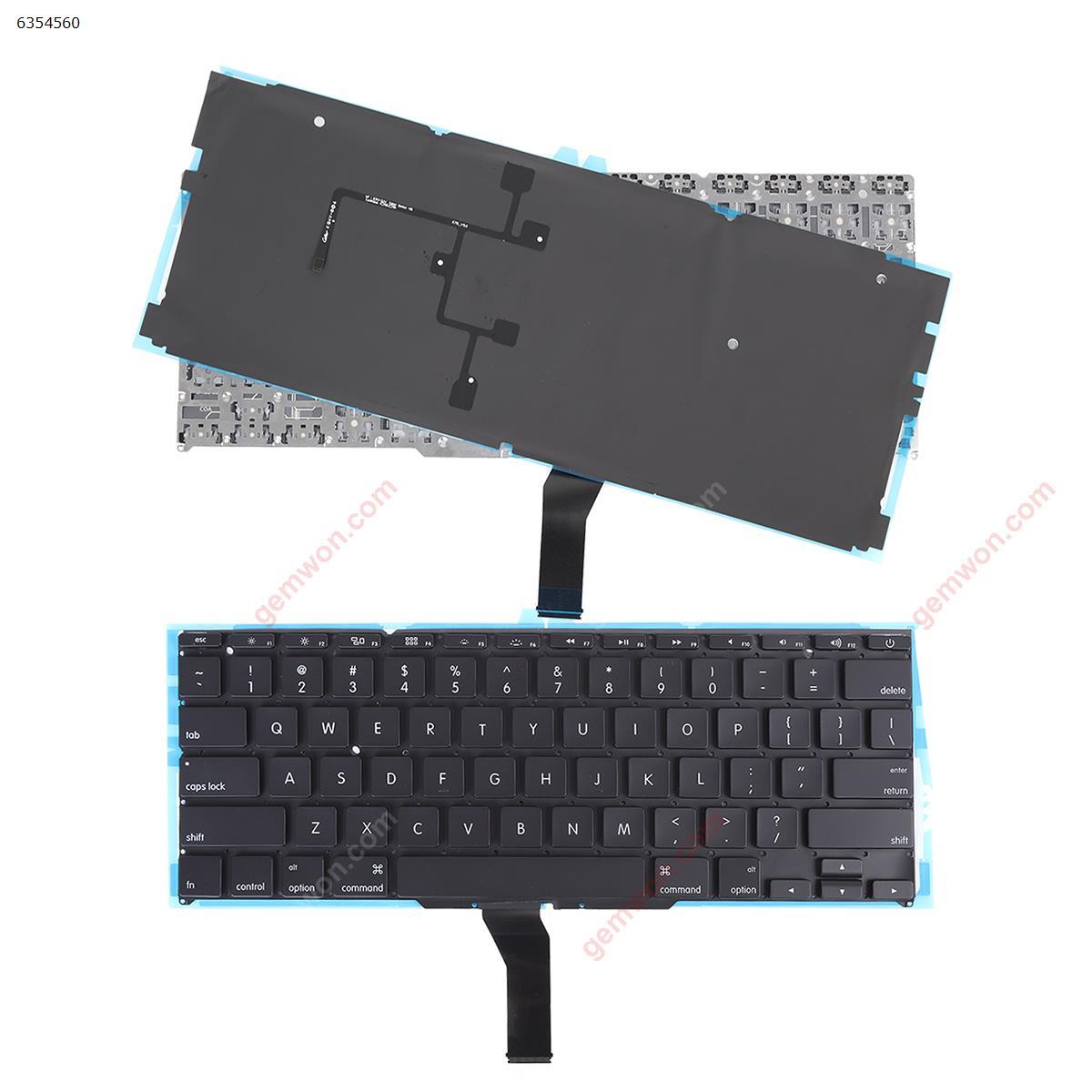 Picture of New Replacement Laptop Keyboard For Apple Macbook Air A1370 A1465 11.6" BLACK(With Backlit Board) US Layout