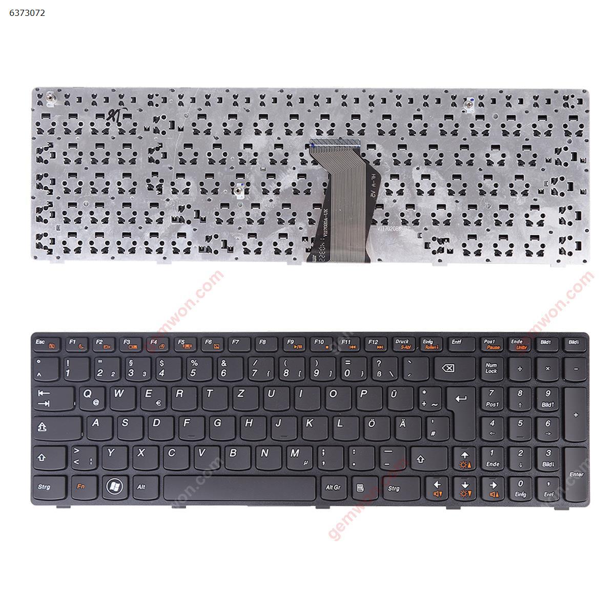 Picture of New Replacement Laptop Keyboard For LENOVO V570 B570 B590 BLACK FRAME BLACK （Without foil) GR Layout