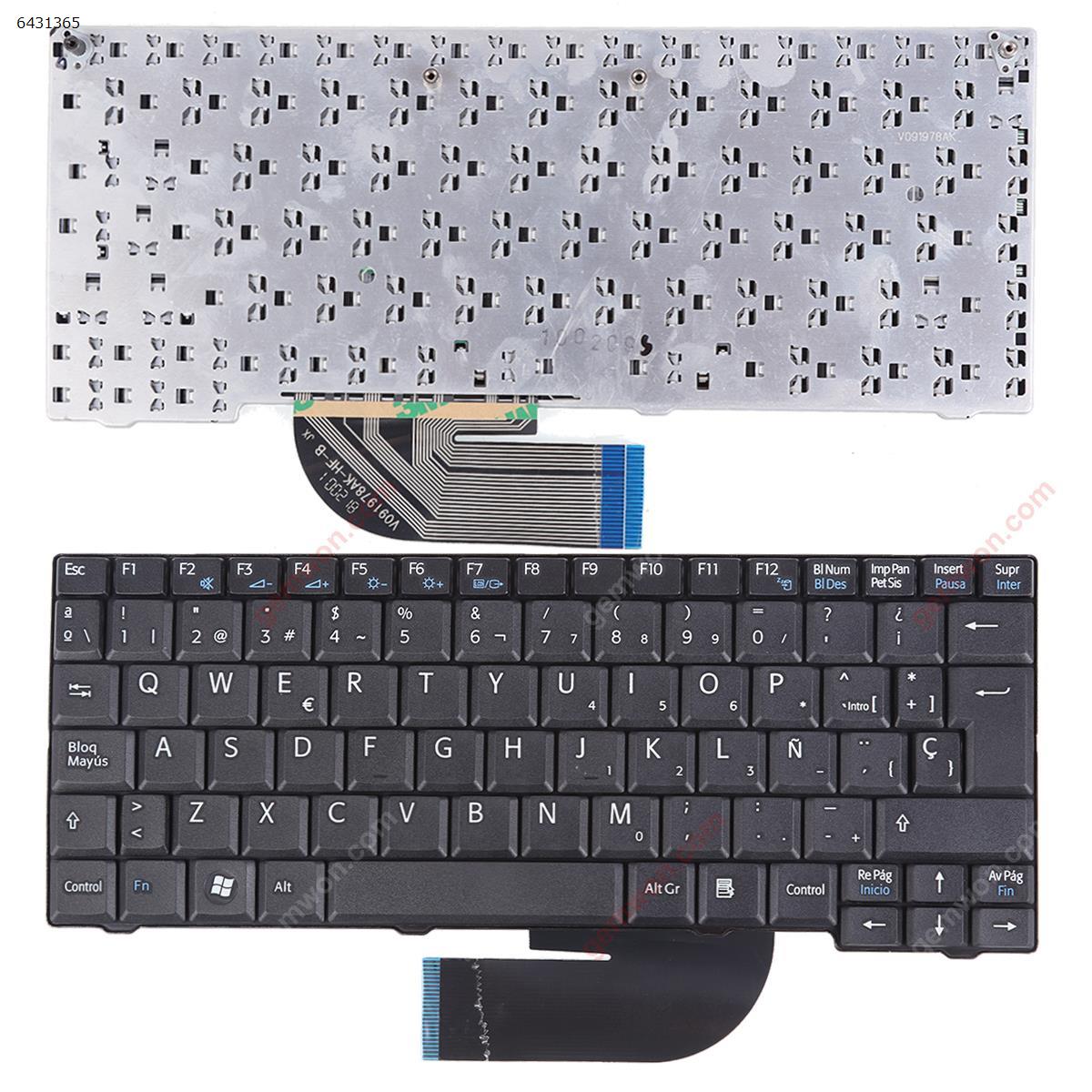 Picture of New Replacement Laptop Keyboard For SONY VPC-M12 M13 BLACK SP Layout