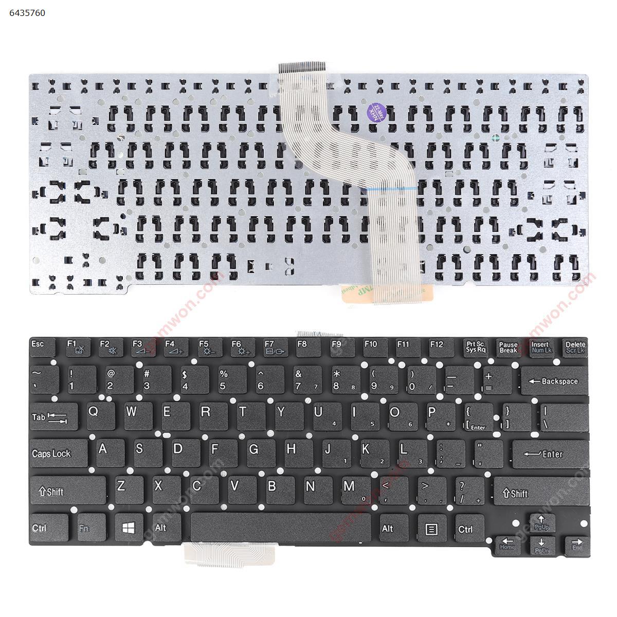 Picture of New Replacement Laptop Keyboard For SONY SVT13 BLACK(without FRAME,without foil,win8)OEM US Layout